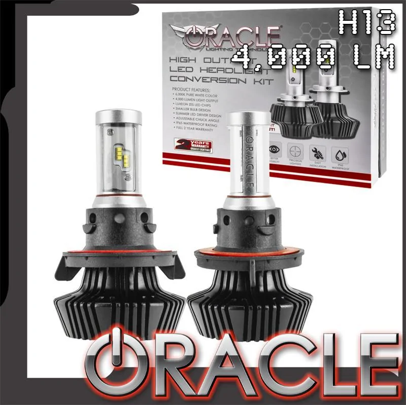 Jeep Gladiator Has anyone tried Oracle LED headlight bulb conversion kit? ORACLE_H13_4_000_LUMEN_LED_HEADLIGHT_BULBS_PAIR_1024x1024_74635f2b-066b-4b36-9f47-a28a90fc774