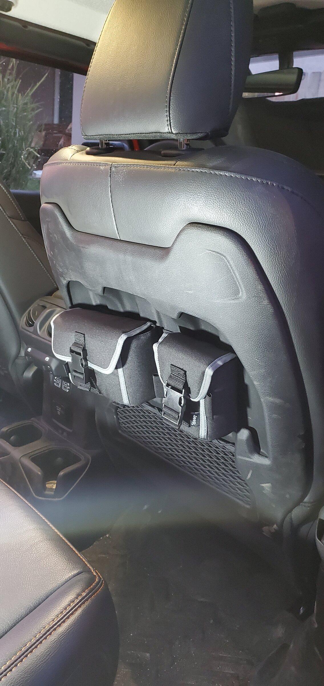 Jeep Gladiator The Mopar molle front seatback bags are great! 20220315_190735