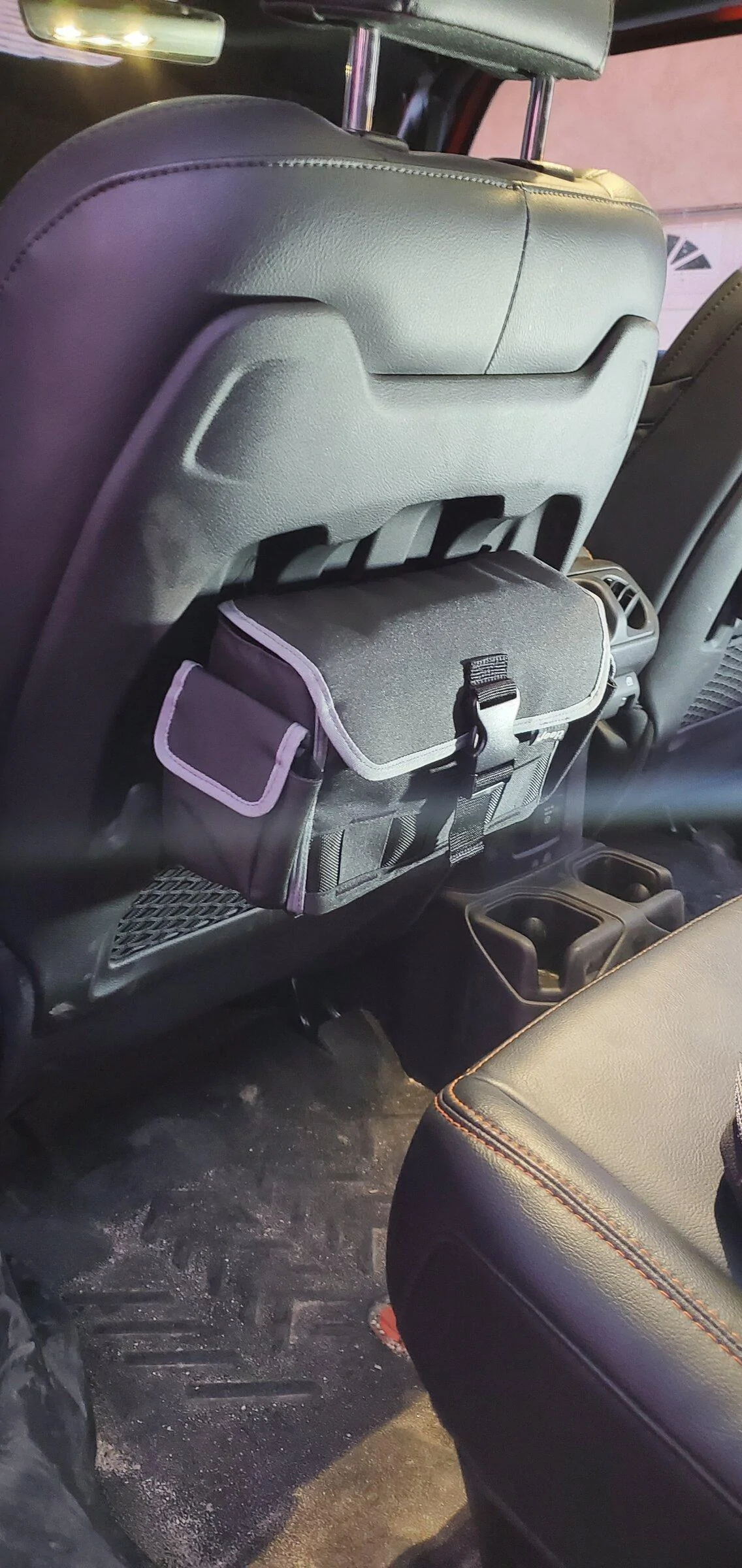 Jeep Gladiator The Mopar molle front seatback bags are great! 20220315_190724