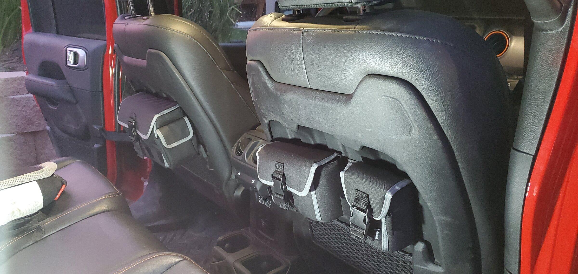 Jeep Gladiator The Mopar molle front seatback bags are great! 20220315_190738