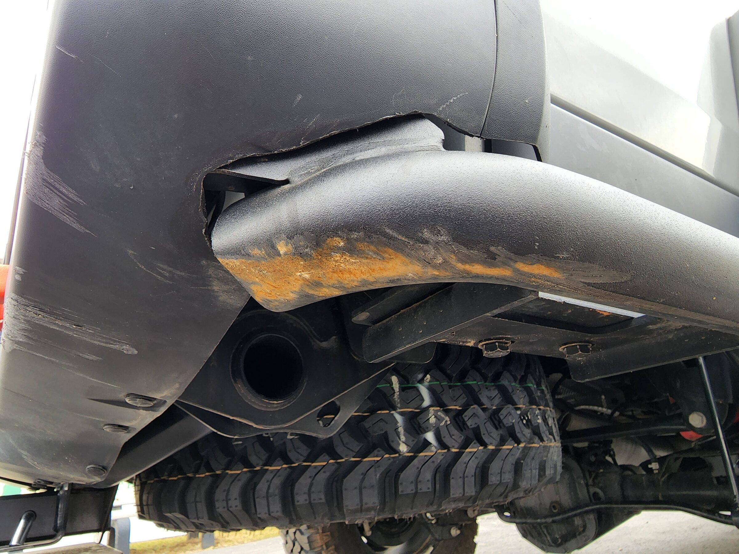 Jeep Gladiator $74.98 eBay hitch skid. 20220315_123033
