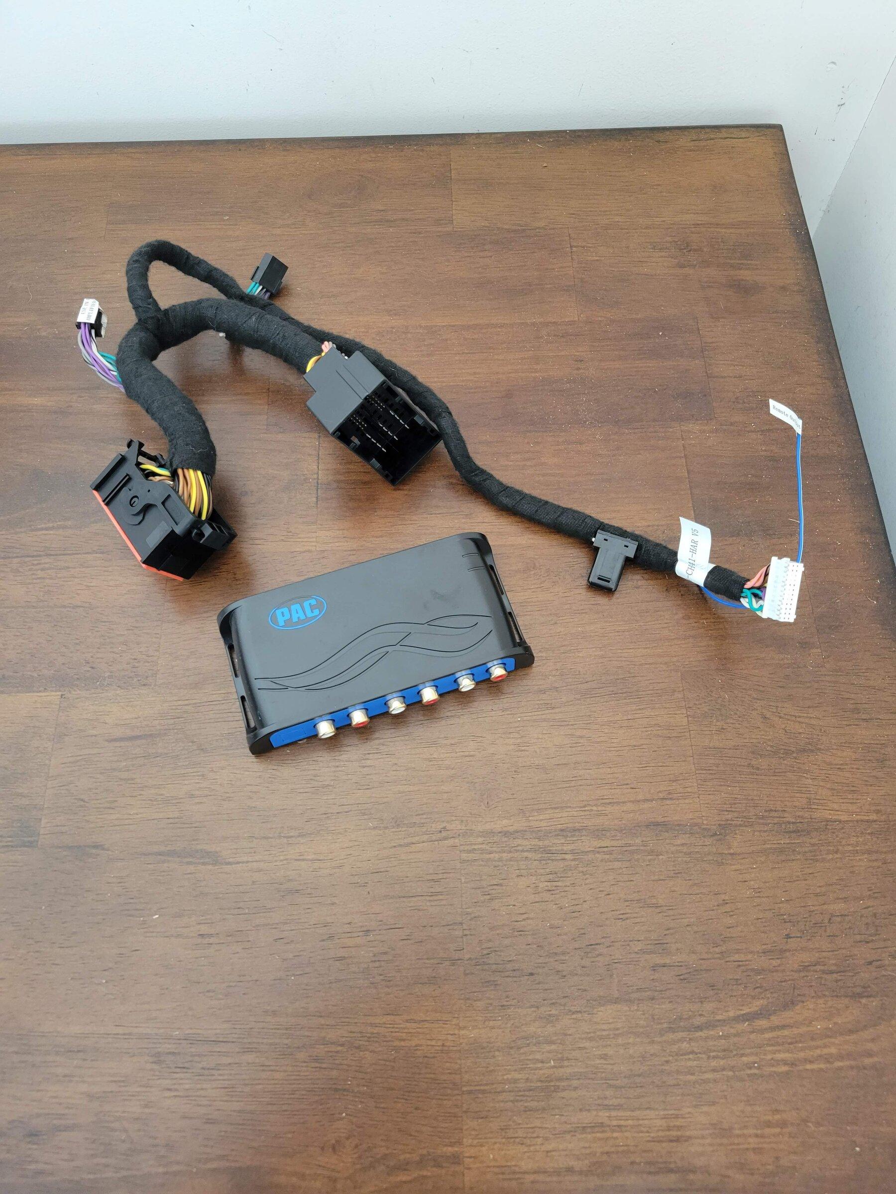 Jeep Gladiator FS: PAC AmpPRO AP4-CH41 amp interface, Alpine amplifier 20220317_124150