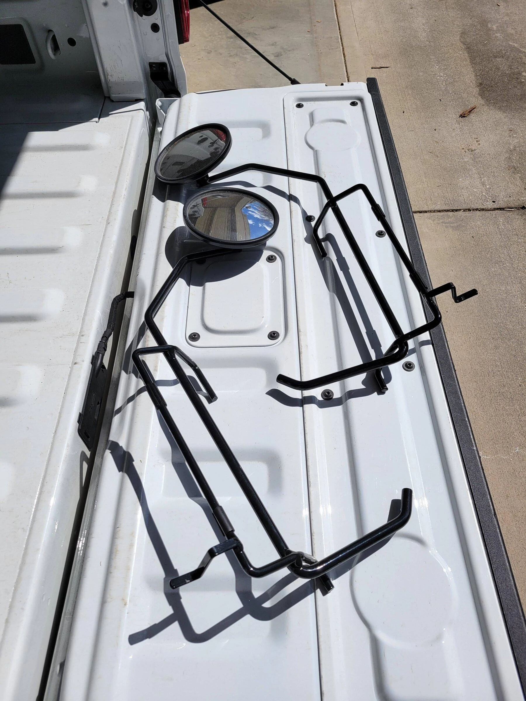 Jeep Gladiator FS: Kikbax footpegs / mirrors 20220317_125645