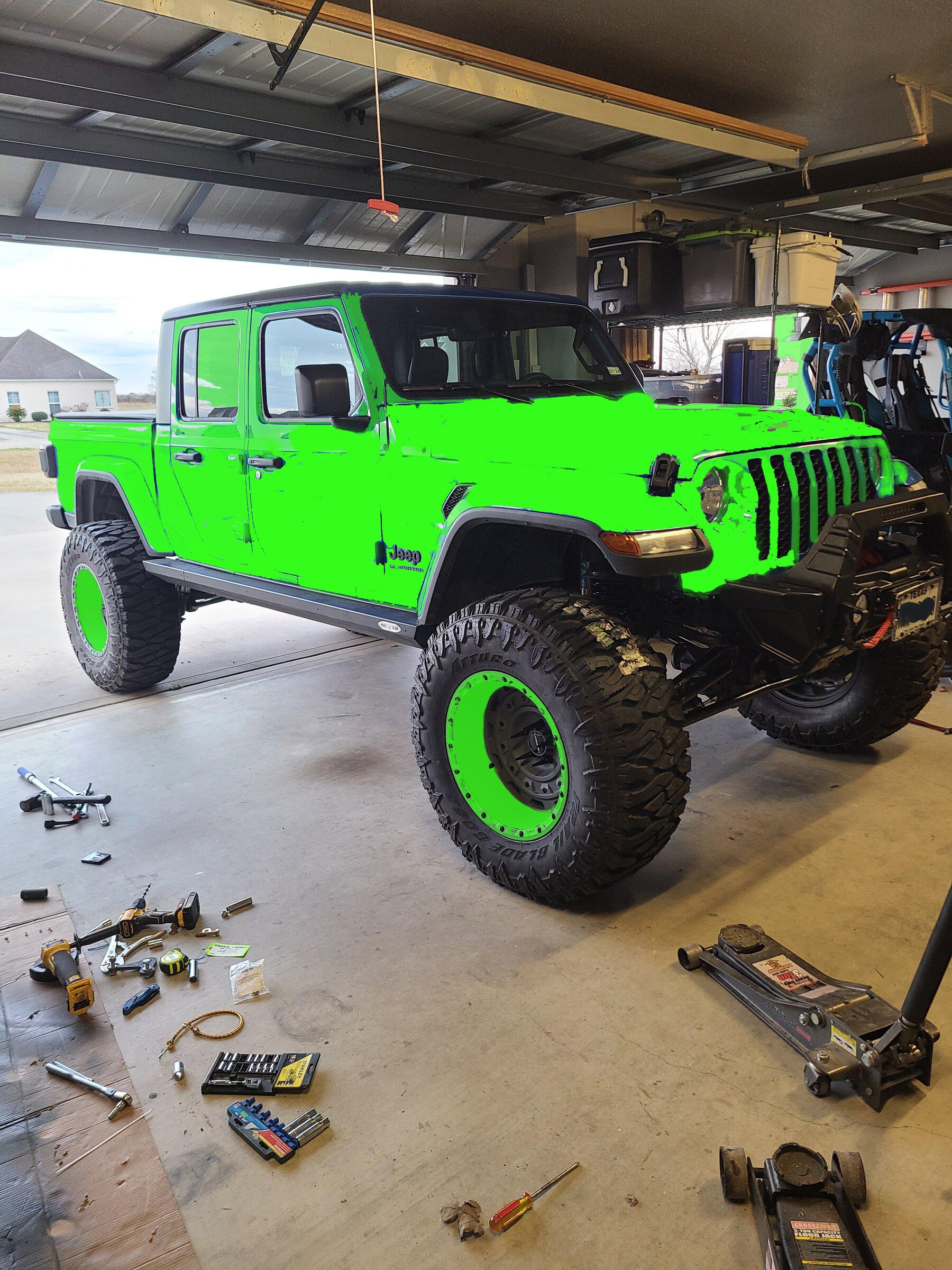 Jeep Gladiator My painted rim idea Vidion Tact 2