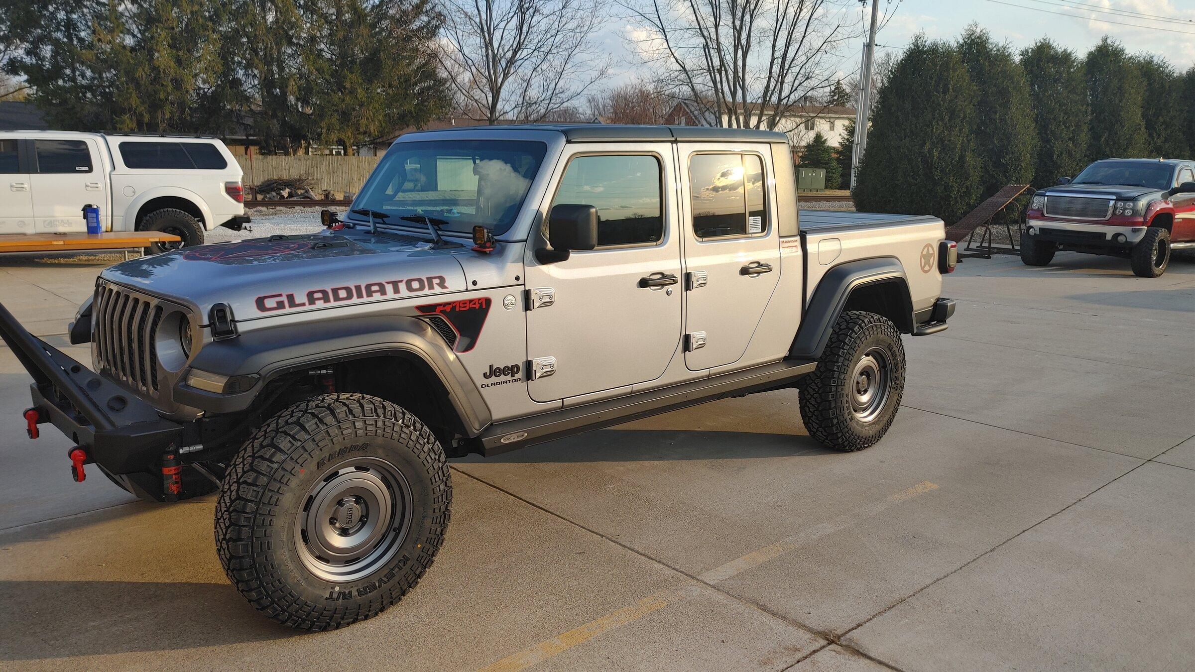 Jeep Gladiator Went from 20s 12.5s to 17s 10.5s. added like 50 HP and caddy ride. 0317221806a_HDR