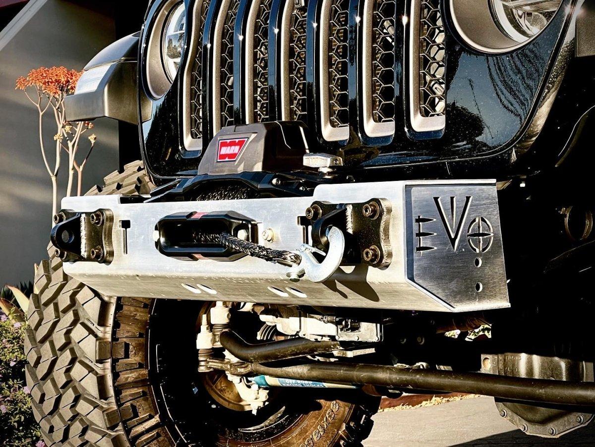 Jeep Gladiator EVO MFG Jeep Gladiator Aluminum Quarter Pounder Front Winch Bumper F3ABAA9D-67A0-4DC1-BCBD-9A3C6FA100C7