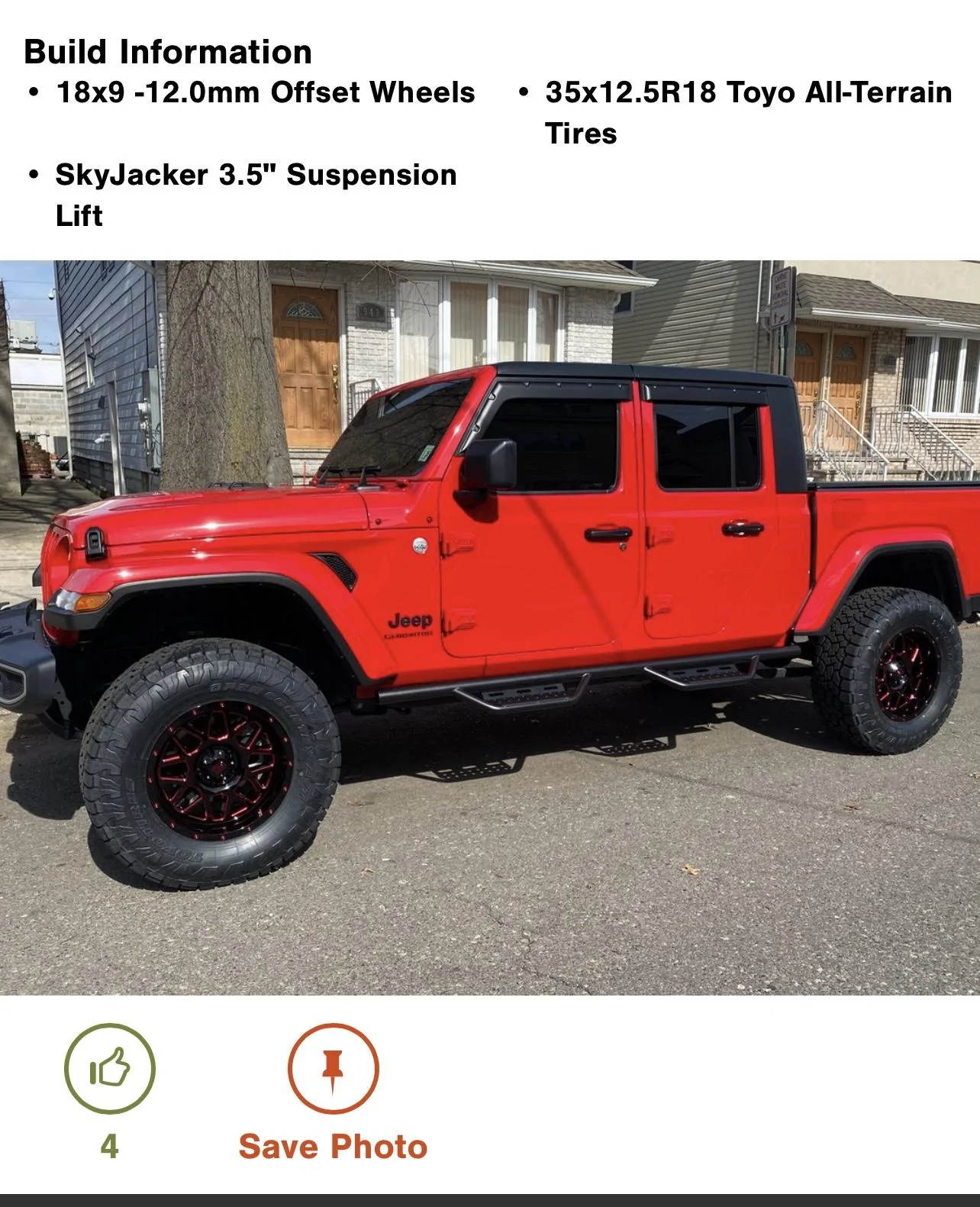 Jeep Gladiator 3.5/2 skyjacker lift.  Opinions 0B4A1084-B686-4654-8E9C-2F82B6524582