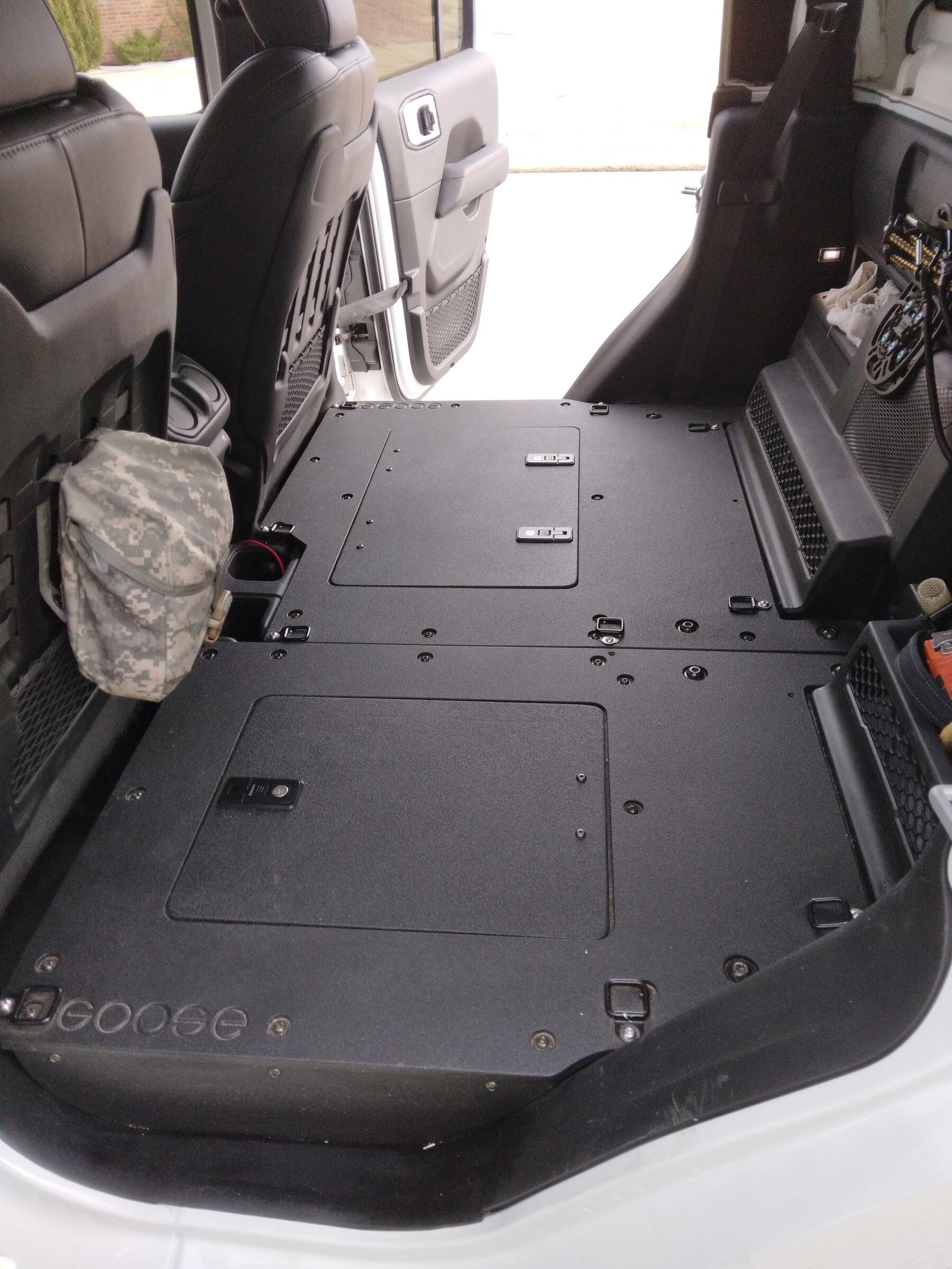 Jeep Gladiator Gladiator Goose Gear Second Row Seat Delete Deck 20220228_160435