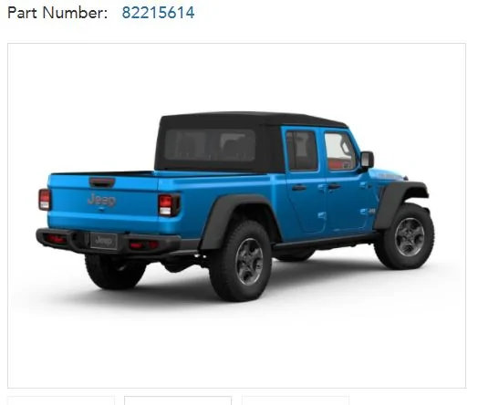 Jeep Gladiator FS Brand New Soft Top - Premium w/Tinted Windows Softop 2