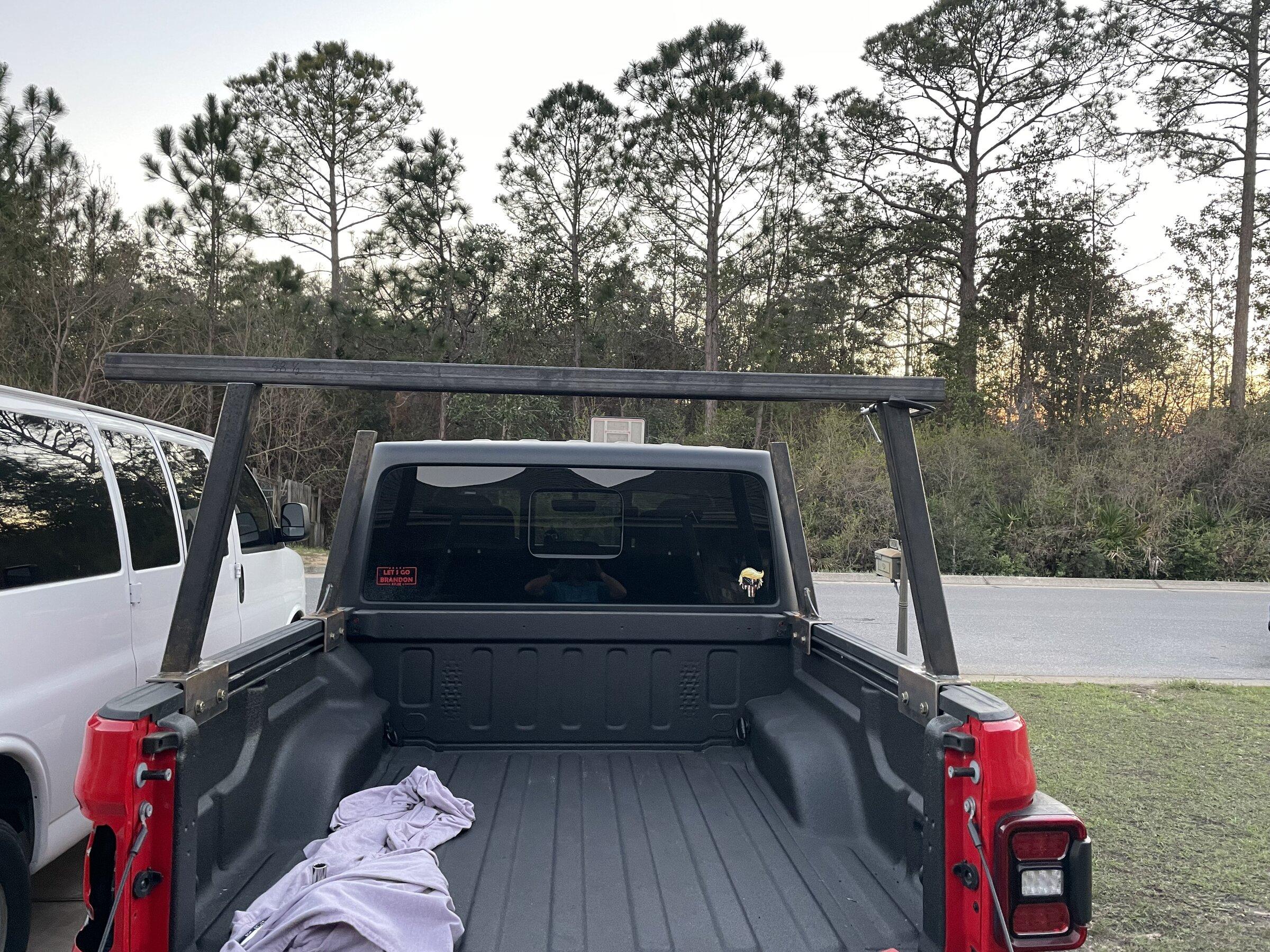 Jeep Gladiator Custom DIY Bed Rack CD263118-3184-4E64-A990-BCD83FC04368