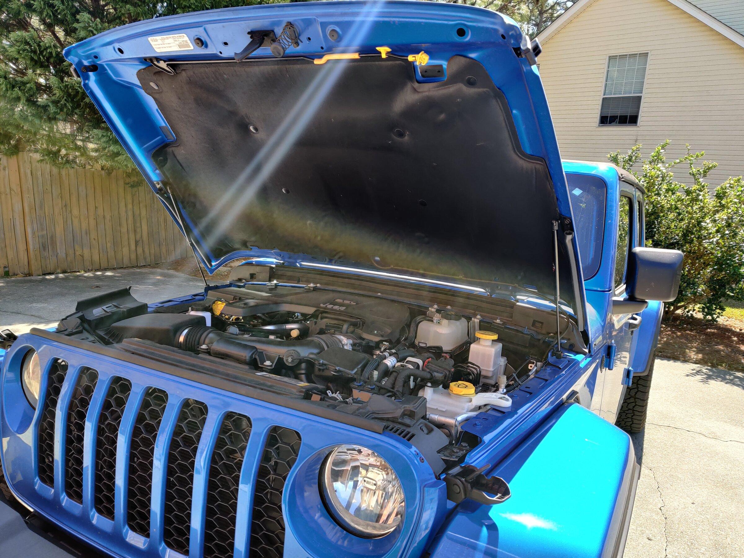 Jeep Gladiator Blue On Black - Build Chronicles IMG_20220320_114751