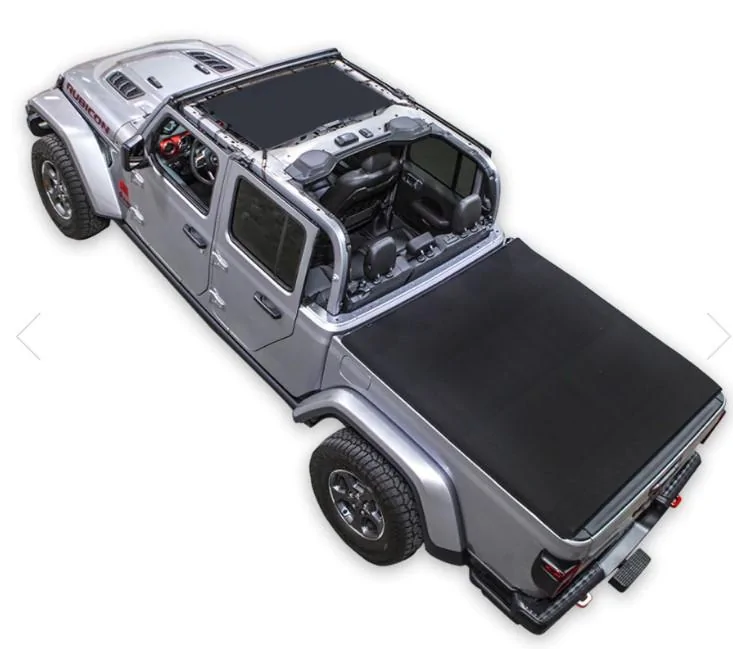 Jeep Gladiator Spiderwebshade JTKini $50 free priority shipping in lower 48 JTKiniOverhead