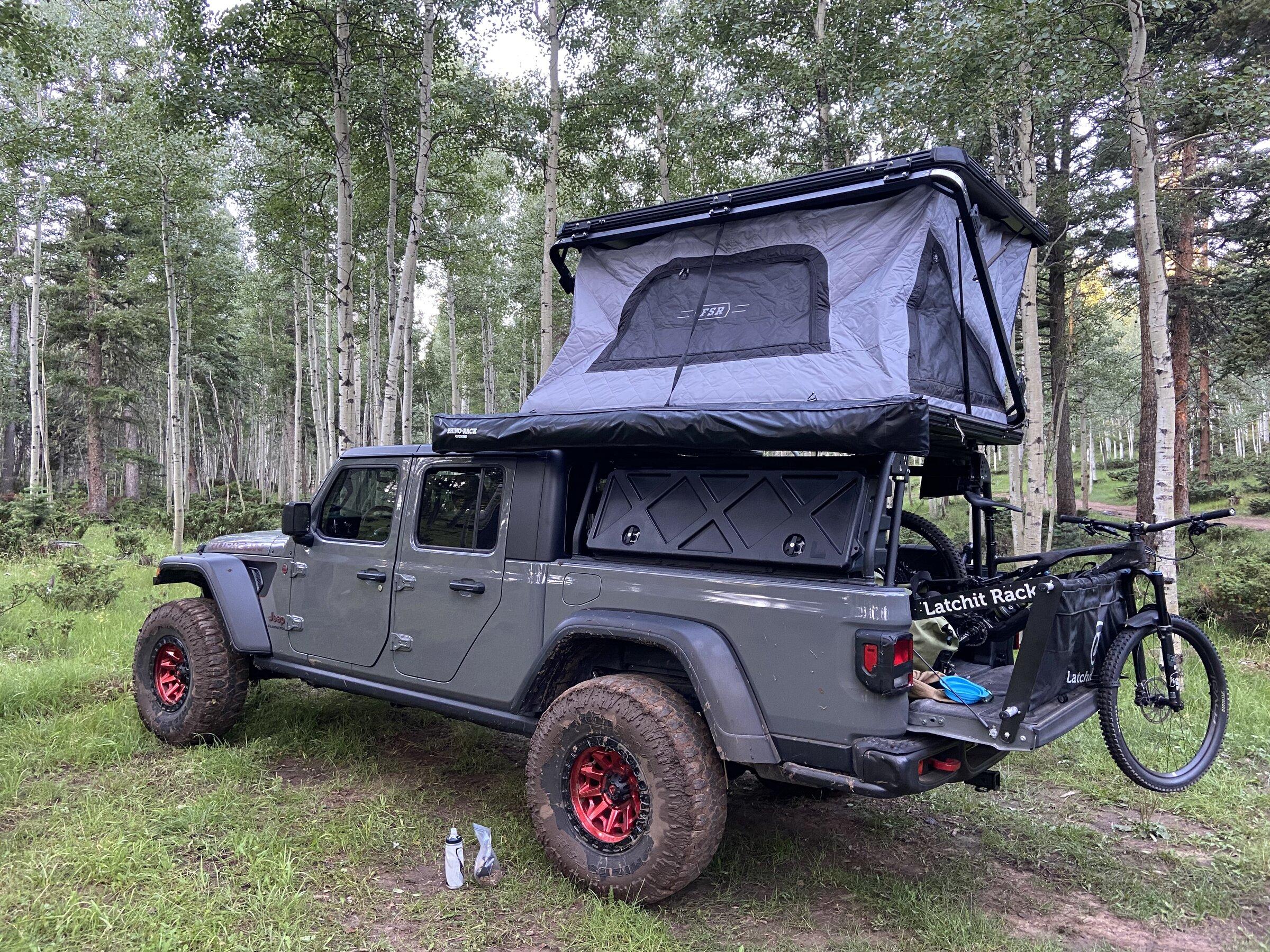Jeep Gladiator FSR Evolution 55 Rooftop tent. IMG_5138