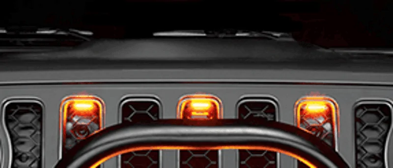 Jeep Gladiator NEW! Updated Design Pre-Runner Style LED Grill Light Kit 1647964594413