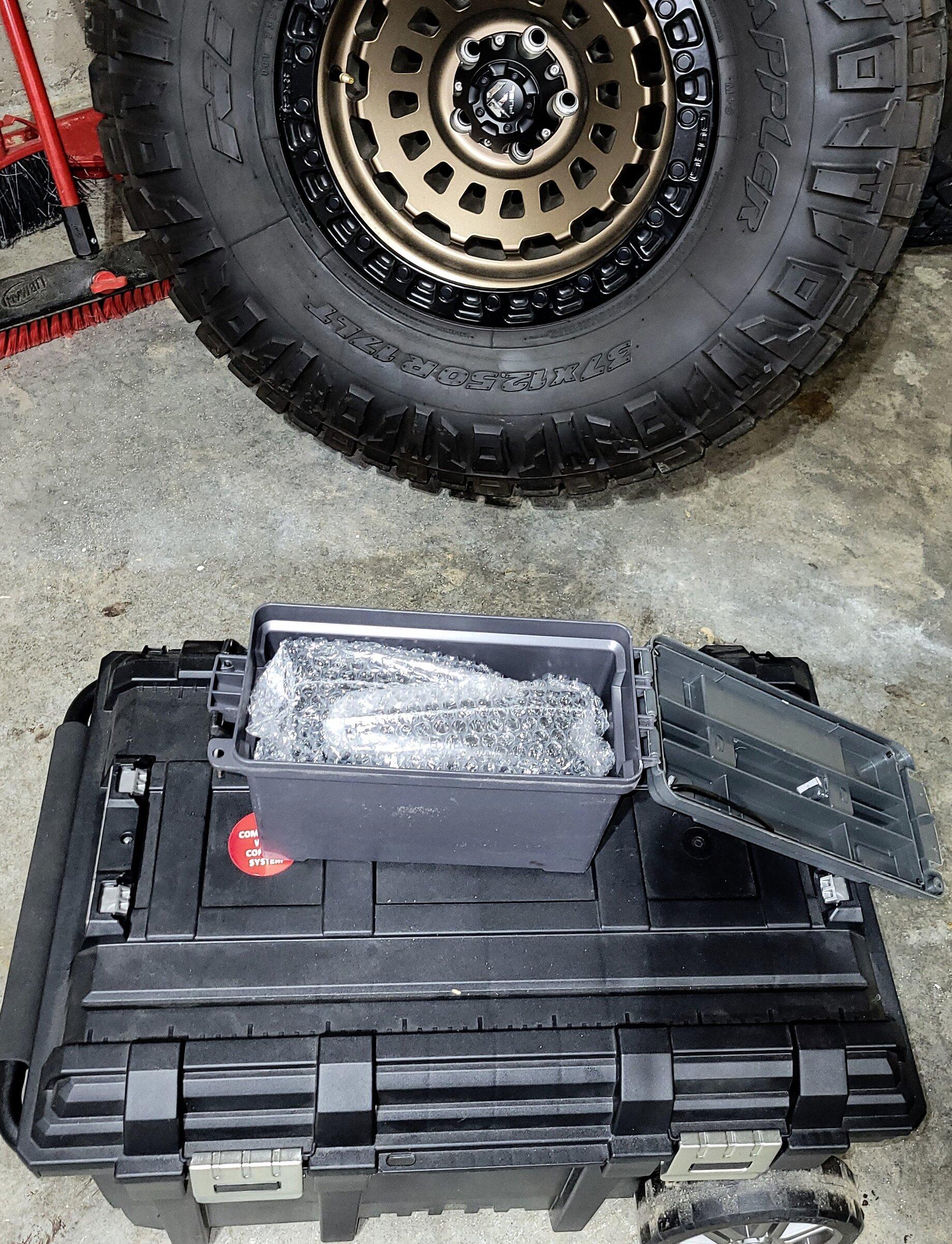 Jeep Gladiator Tow Mirrors - Thorn-Engineering Adapters & Rampage JK Tow Mirrors 20220322_212656~2