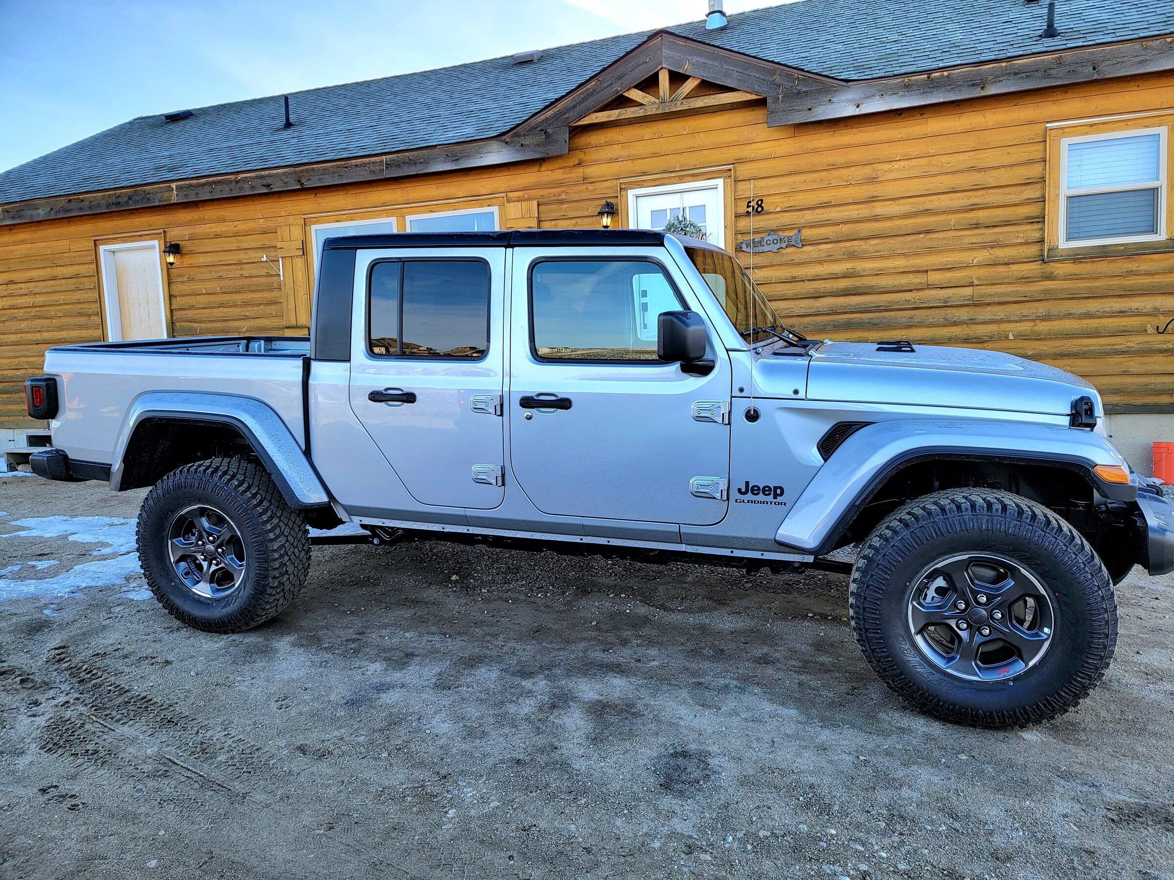 Jeep Gladiator Lets see those Sport S Gladiators with 35" tires and wheels !! 20220303_082621