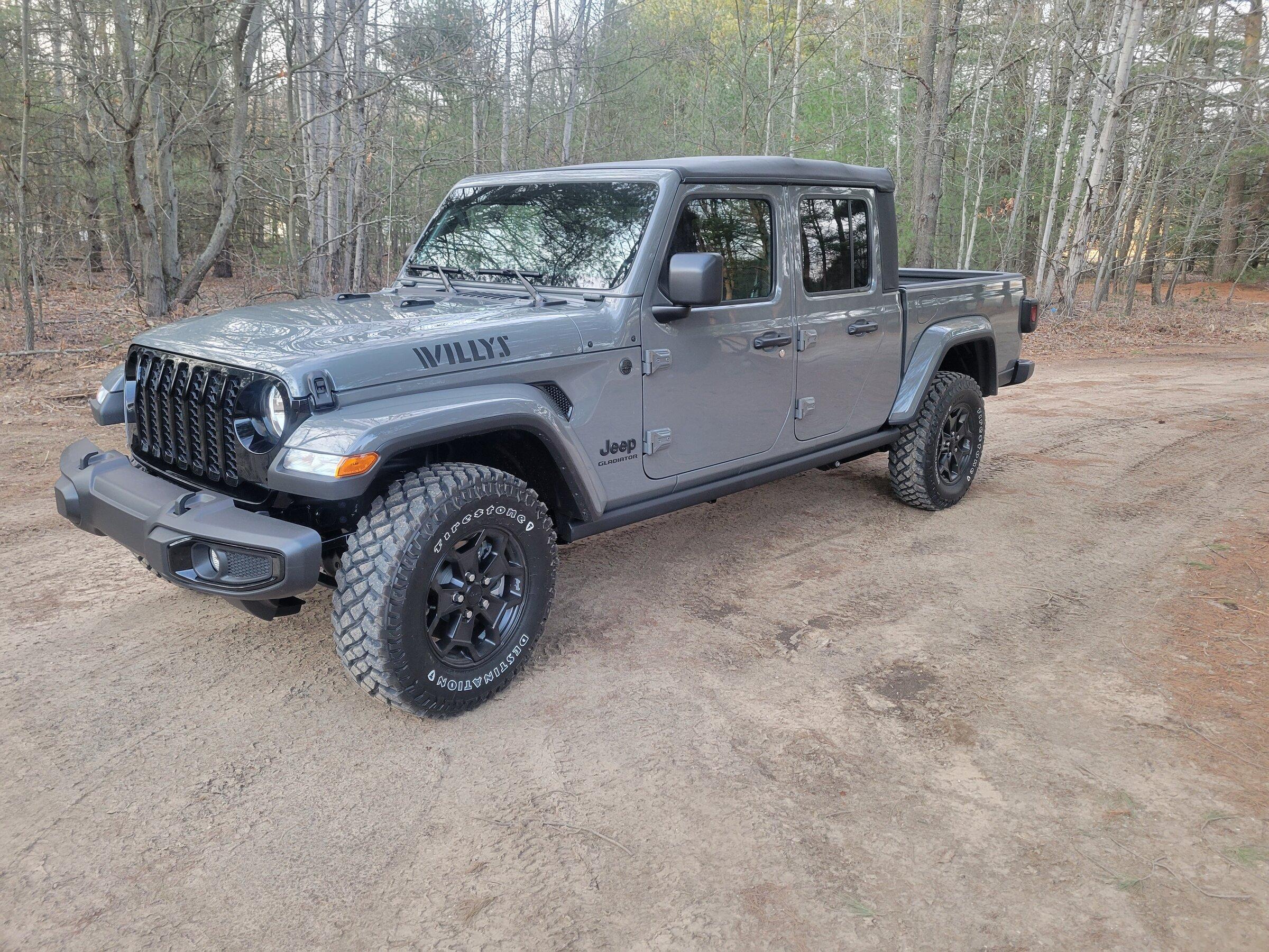 Jeep Gladiator Dealer is amazed that I would lift a brand new Gladiator... 20220321_191452