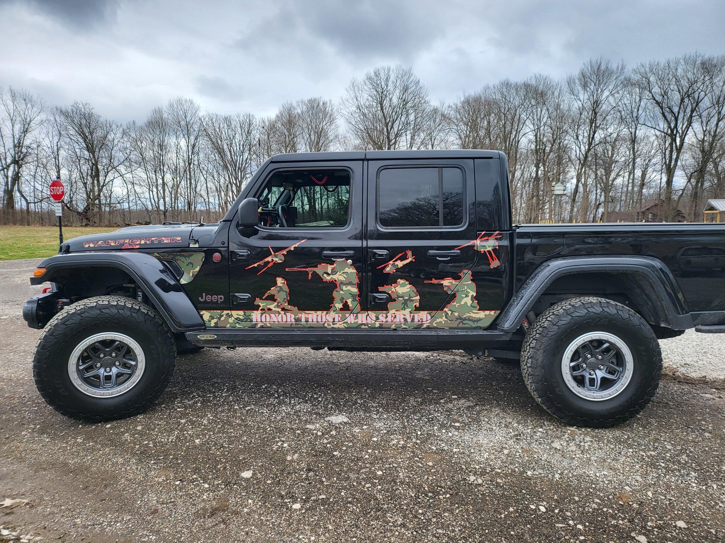 Jeep Gladiator "Betsy" The Memorial Gladiator 20220324_161439