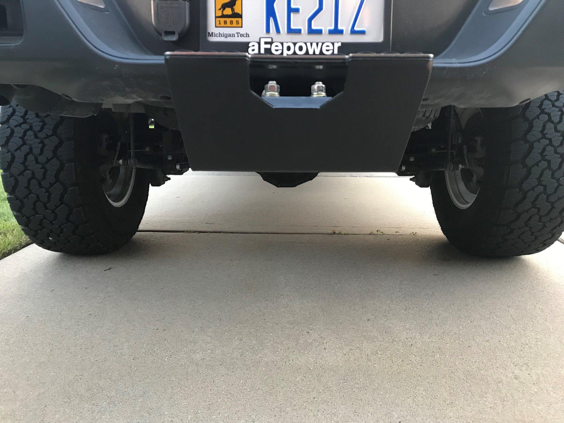Jeep Gladiator $74.98 eBay hitch skid. BA front pic