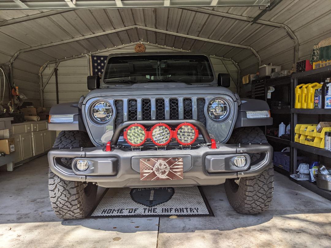 Jeep Gladiator LED Fog Light Rally Style Lights