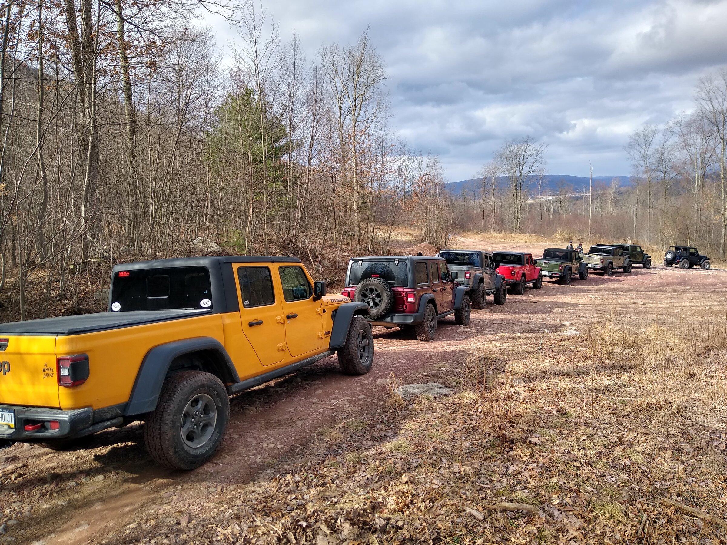 Jeep Gladiator Rausch Creek March 26th meetup IMG_20220326_094455669_HDR