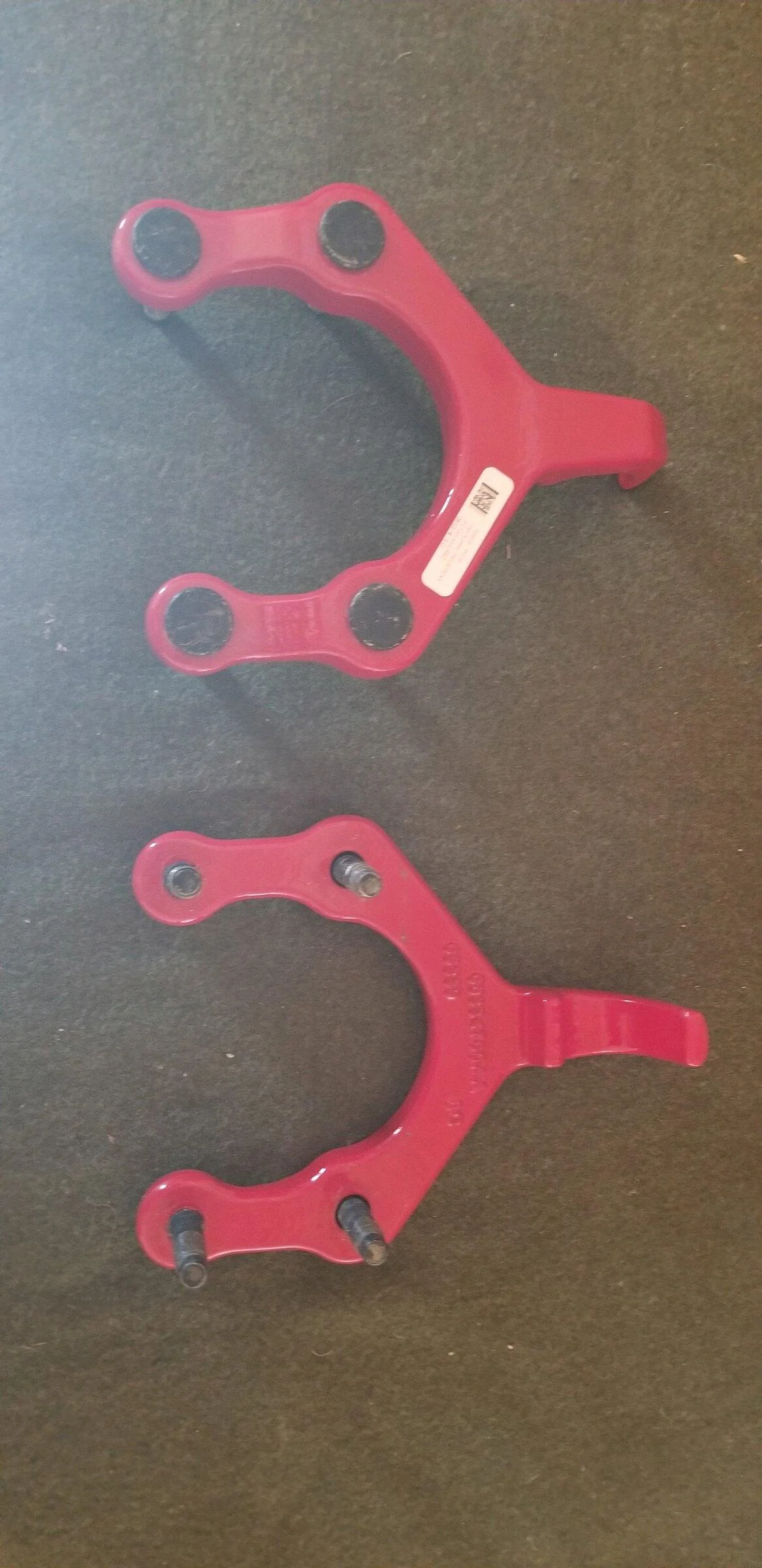 Jeep Gladiator Rubicon Front Red Tow Hooks -$50 20211108_141545