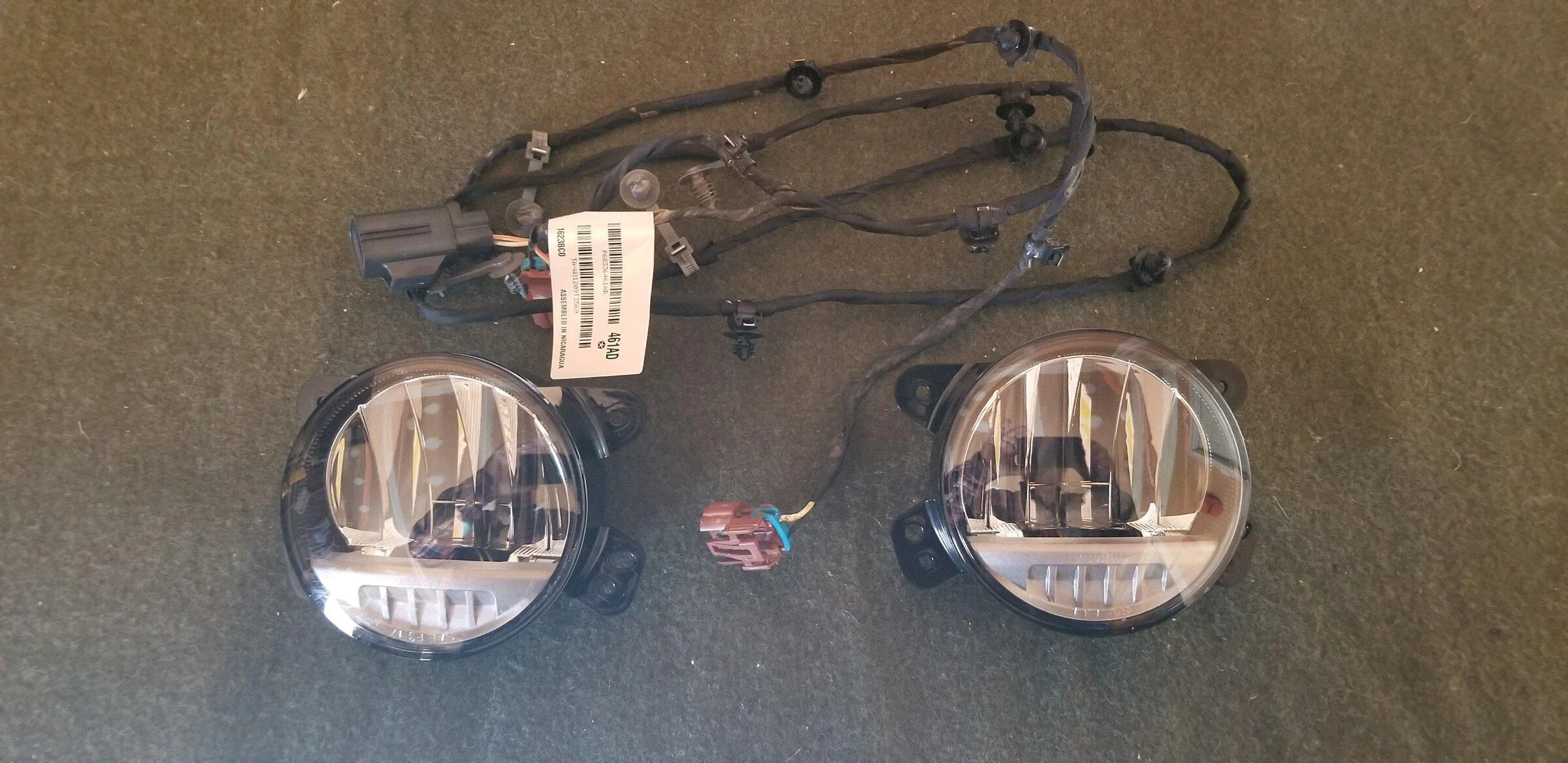 Jeep Gladiator MOPAR LED Fog Lights with Wiring Harness - $150 20211108_141700