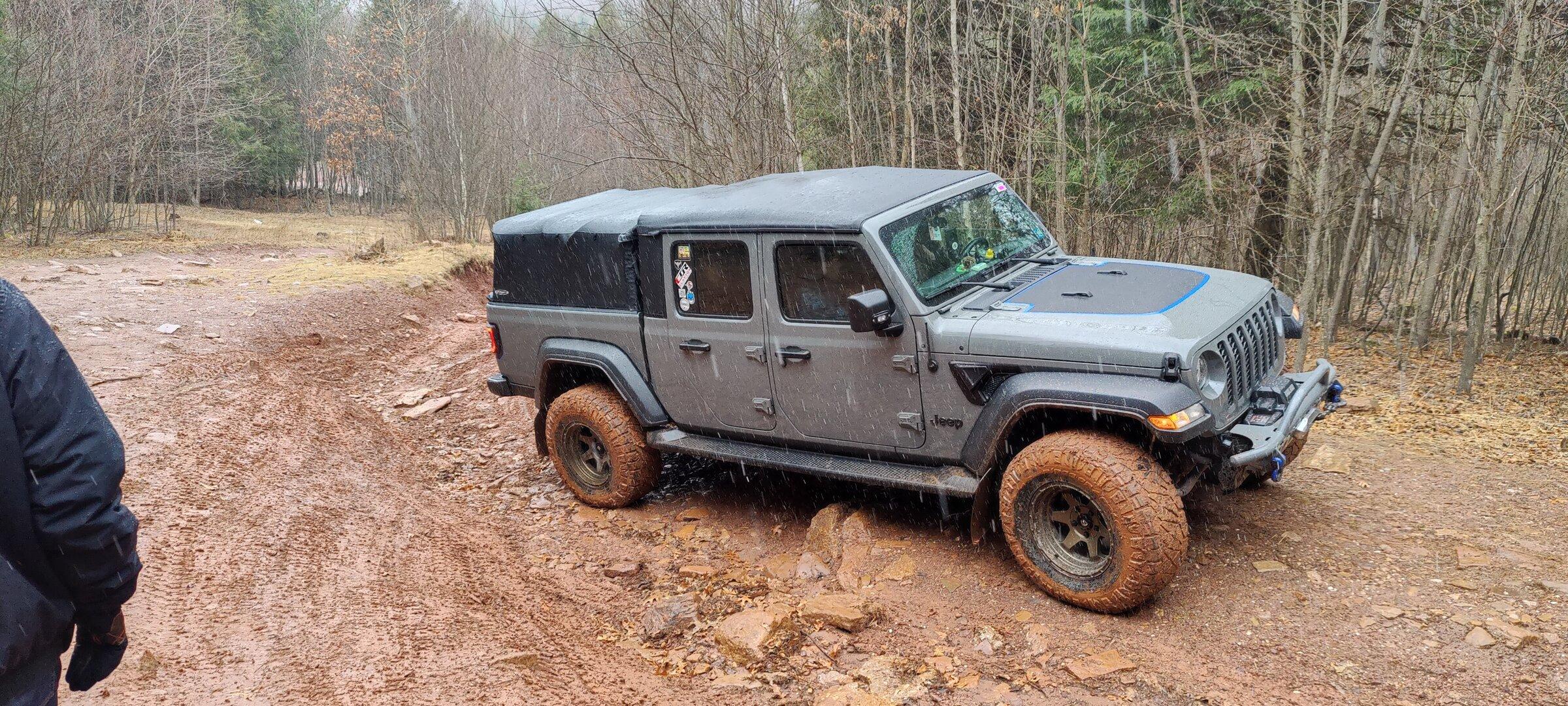 Jeep Gladiator Rausch Creek March 26th meetup IMG_20220326_103313