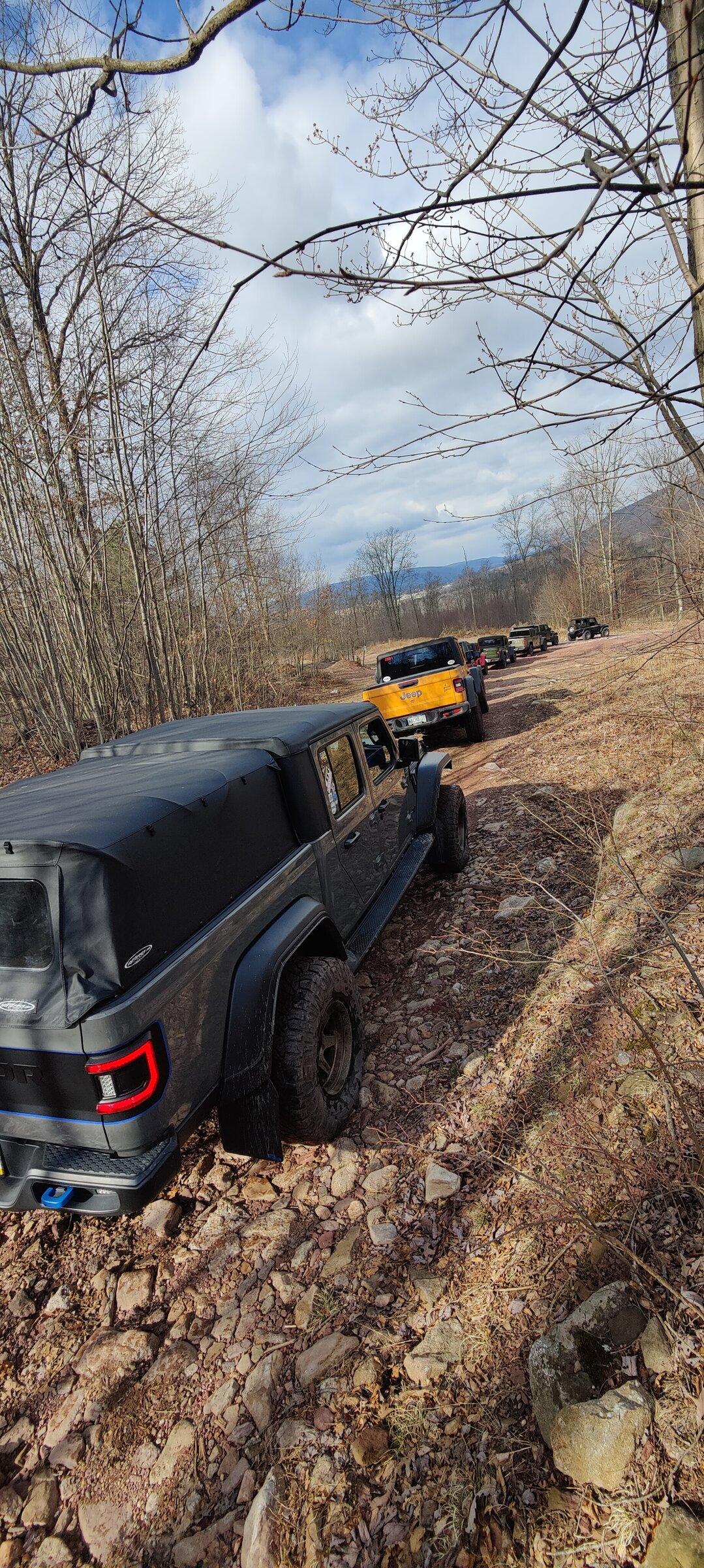 Jeep Gladiator Rausch Creek March 26th meetup IMG_20220326_094217