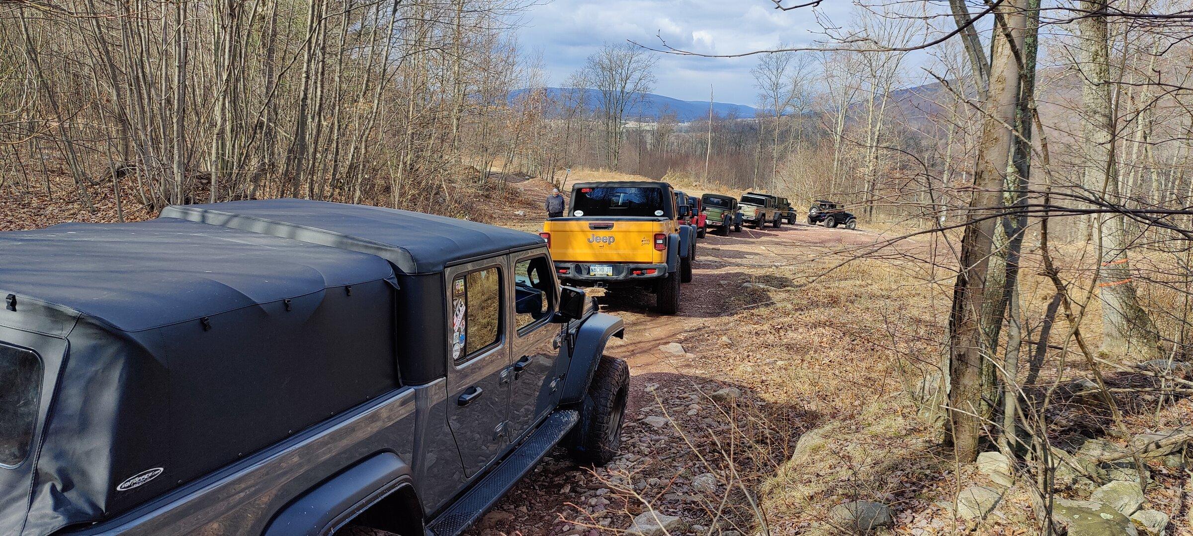 Jeep Gladiator Rausch Creek March 26th meetup IMG_20220326_094212