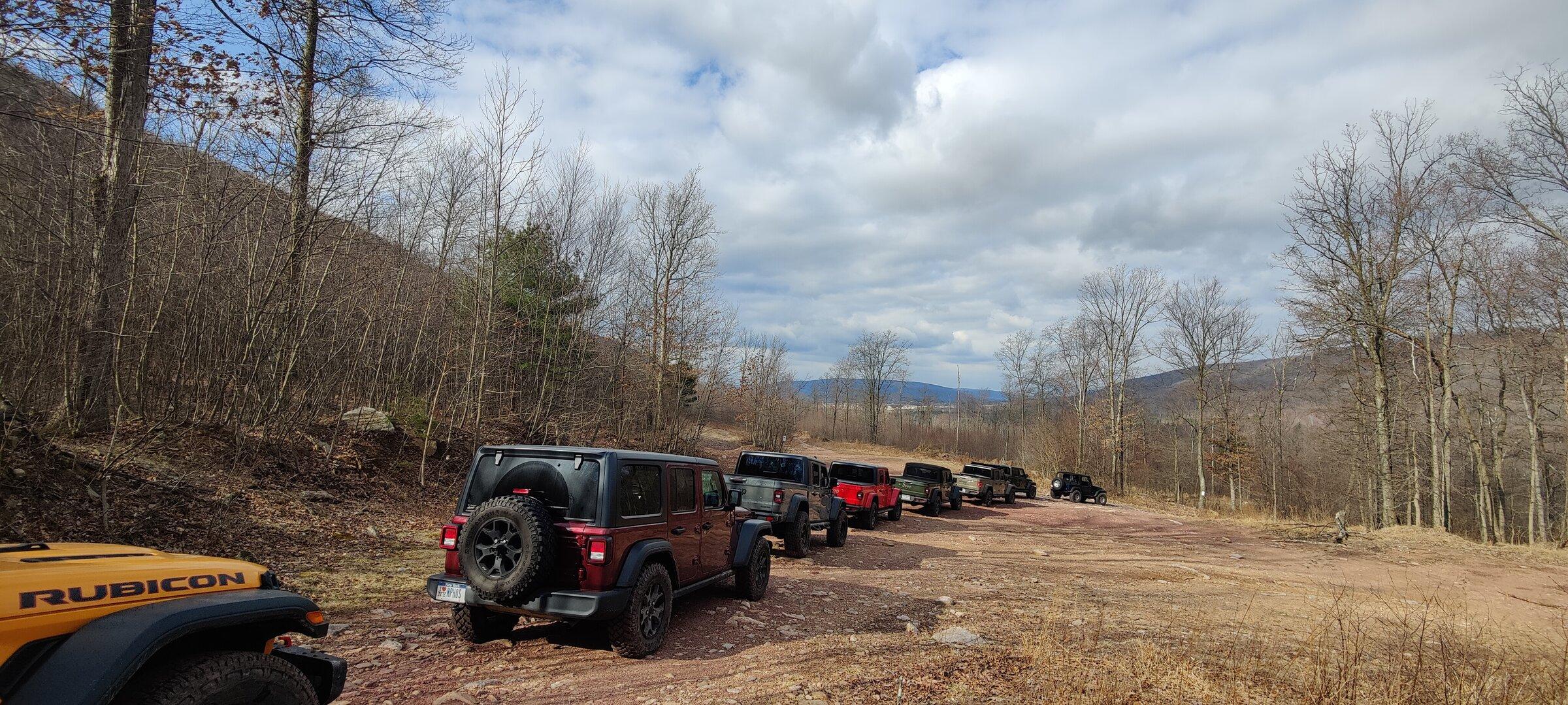 Jeep Gladiator Rausch Creek March 26th meetup IMG_20220326_094250