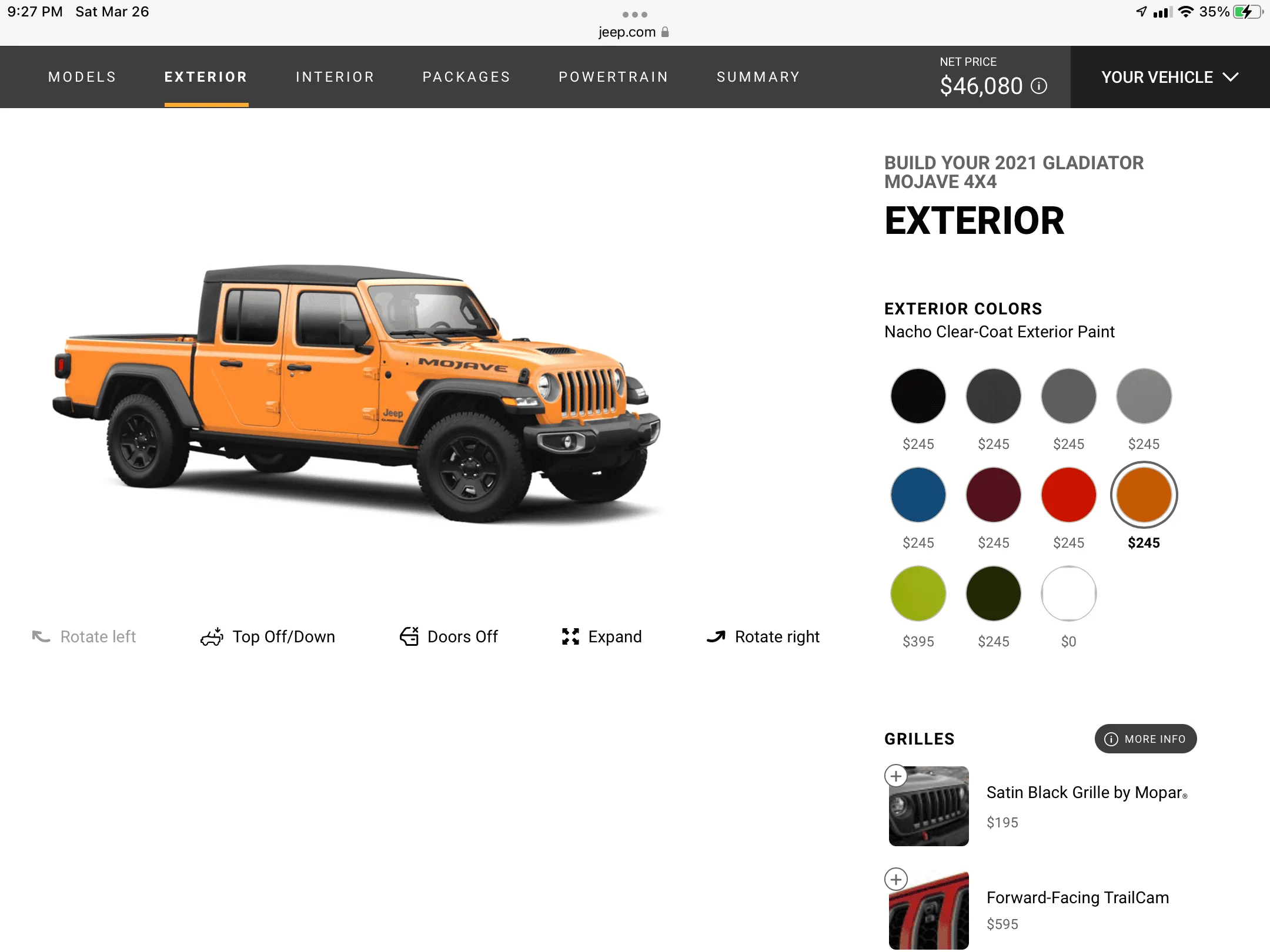 Jeep Gladiator GOBI Gladiator JT Club 426529B5-1830-41A7-815D-050AA2A939C0