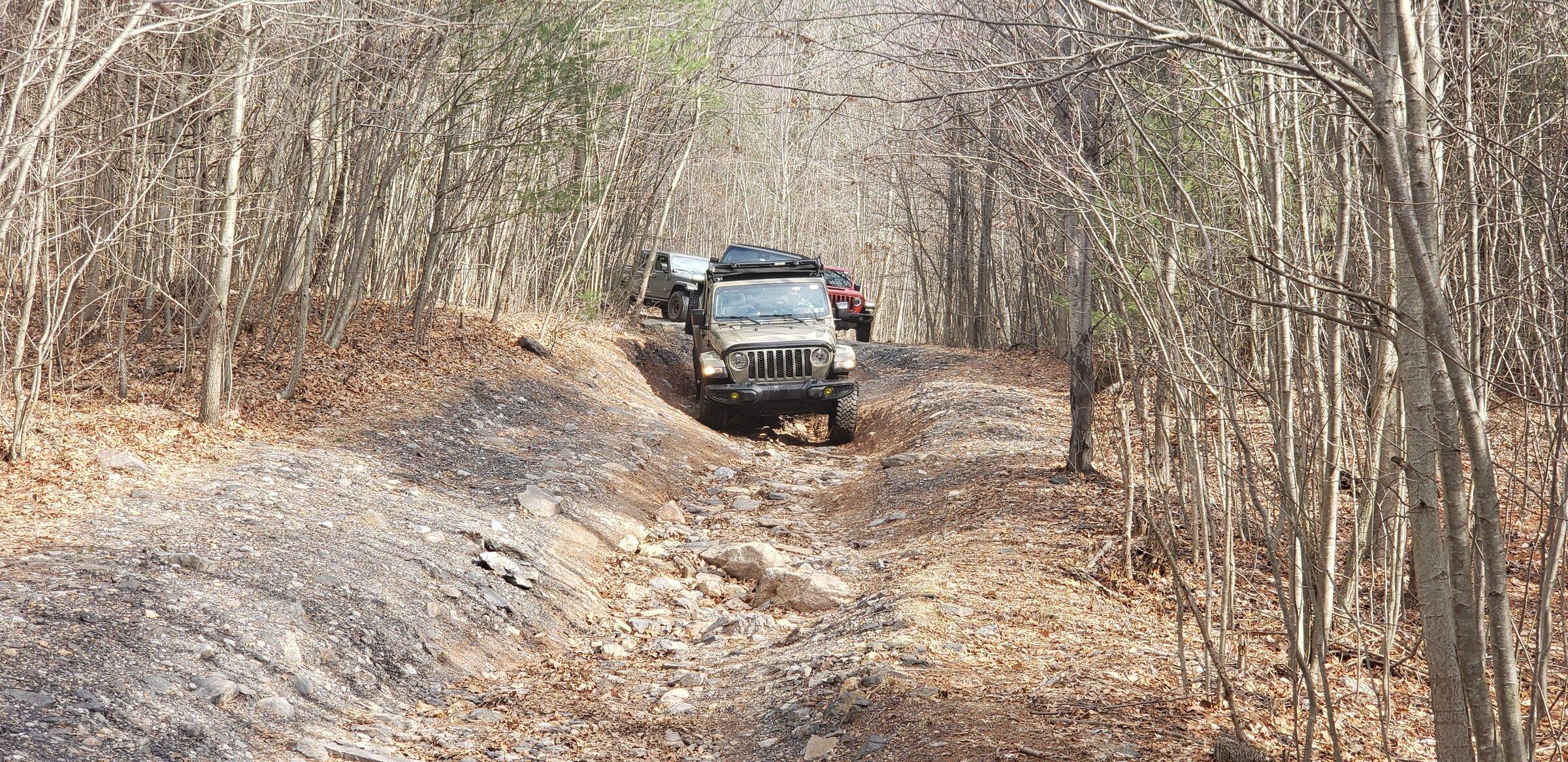 Jeep Gladiator Rausch Creek March 26th meetup 20220326_100535