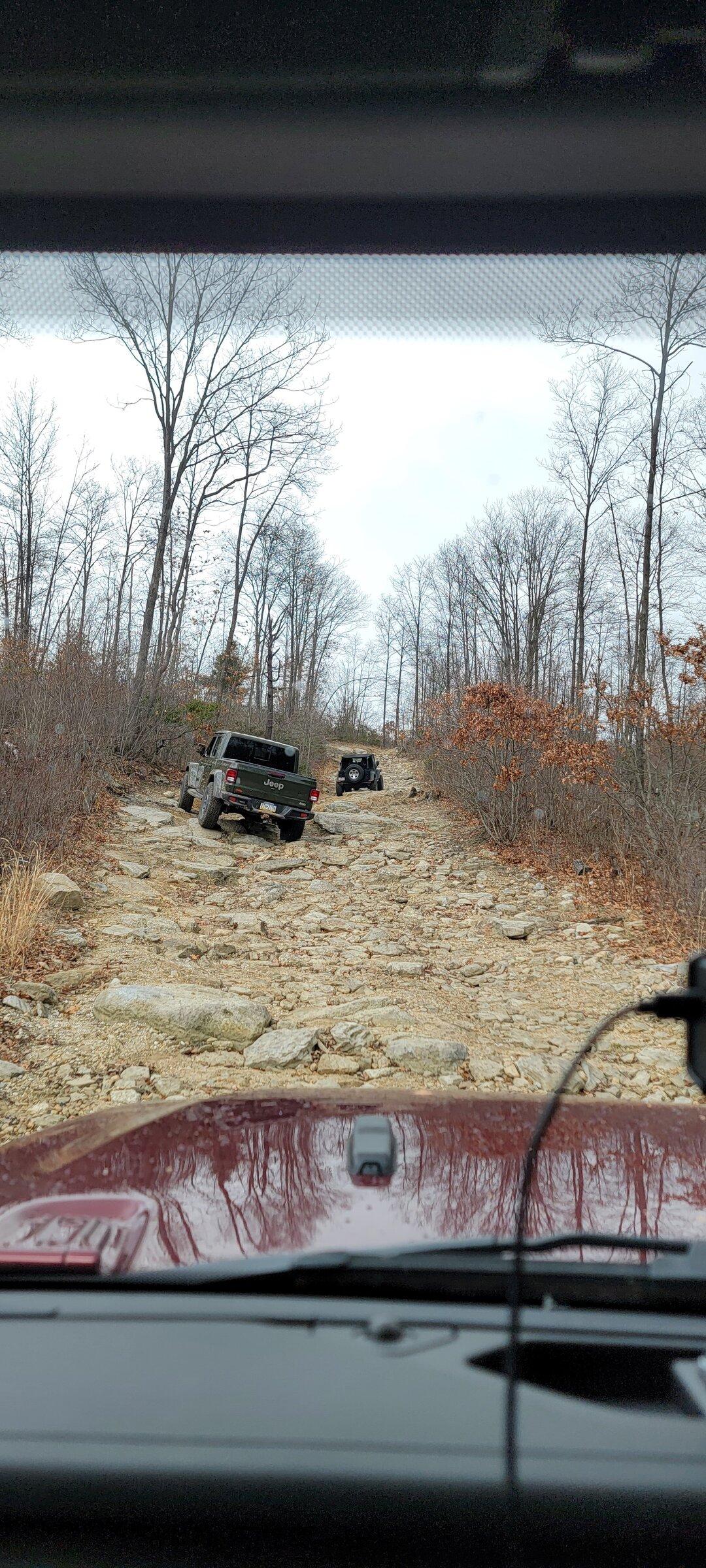 Jeep Gladiator Rausch Creek March 26th meetup 20220326_134841