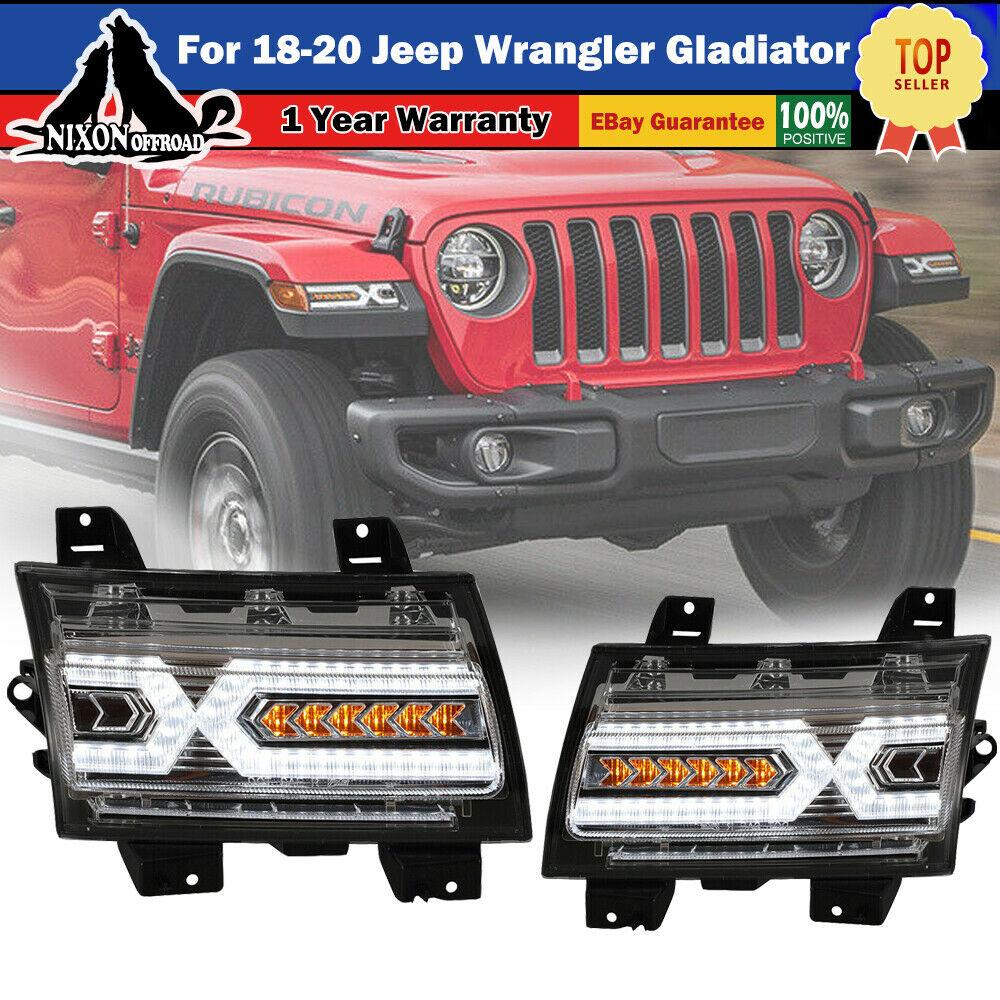 Jeep Gladiator Confused about fenders and DRL/turn signals (Sport or Sport S fitment). ledl