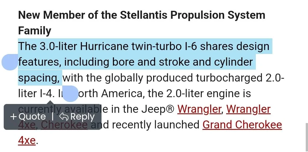 Jeep Gladiator Official: Hurricane Twin-Turbo 3.0 I-6 Coming for Jeep With Over 500 HP and 475 ft-lbs! Screenshot_20220329-120648_Chrom
