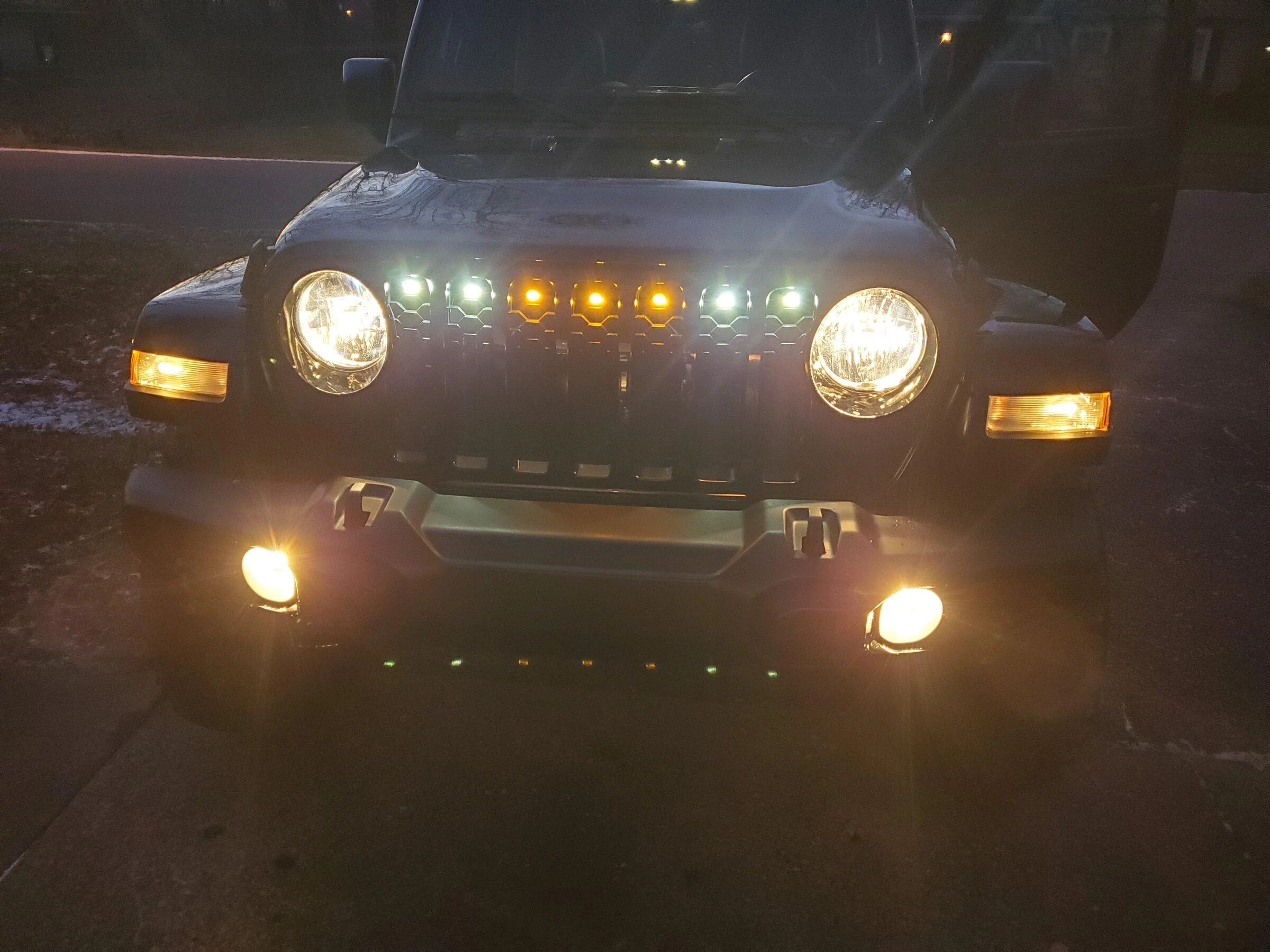 Jeep Gladiator Jeep gladiator prerunner lights 20220115_174551