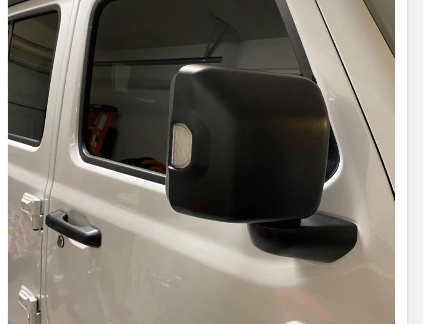 Jeep Gladiator Tow Mirrors - Thorn-Engineering Adapters & Rampage JK Tow Mirrors Captur