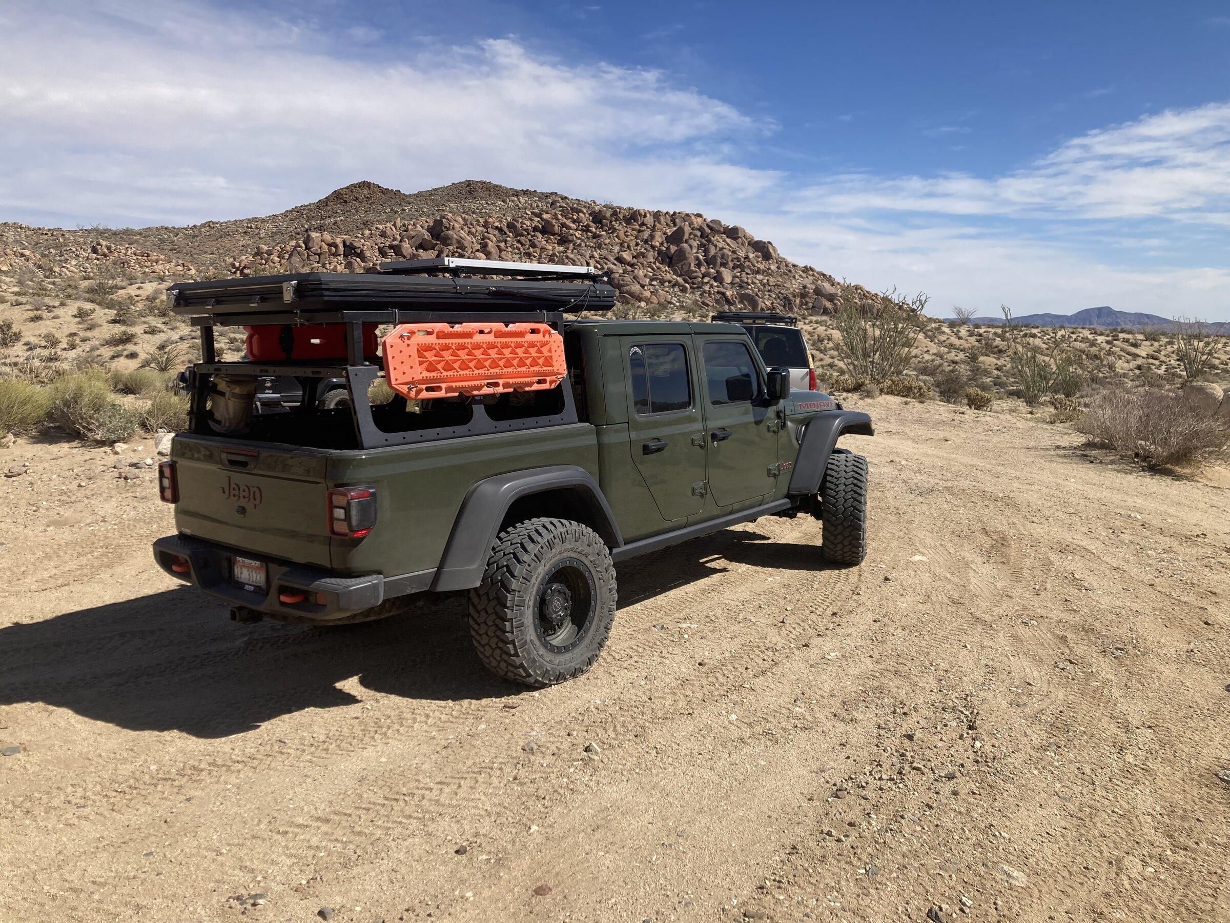 Jeep Gladiator EVO Mid Height Bed Rack with custom Built Extension. $1000.00 OBO IMG_4432