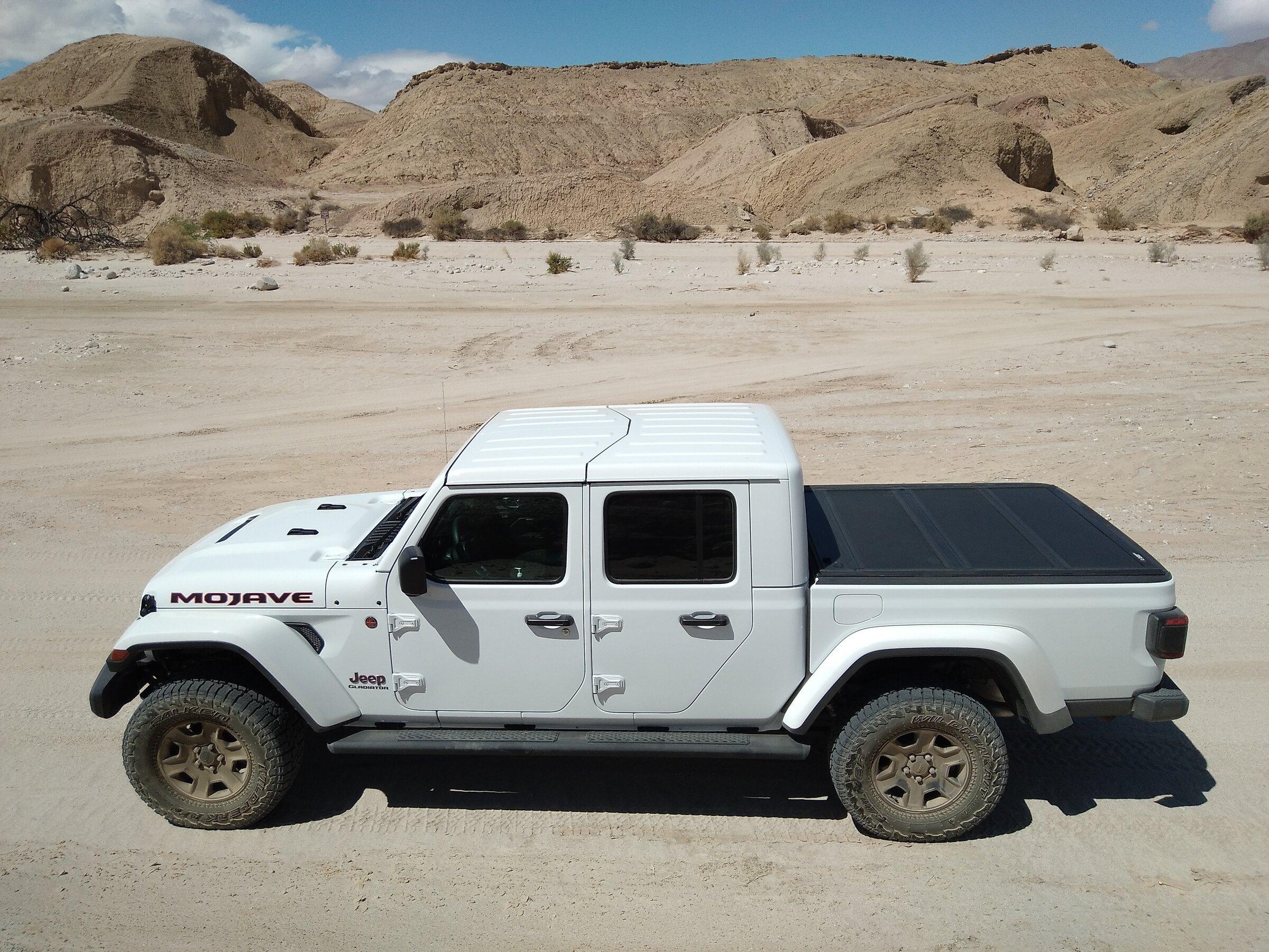 Jeep Gladiator Anza Borrego, Blair Valley,Diablo Drop Off, Fish Creek mojavefishcreek