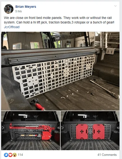 Jeep Gladiator BuiltRight Industries Bedside Racks - Any Interest? JRC