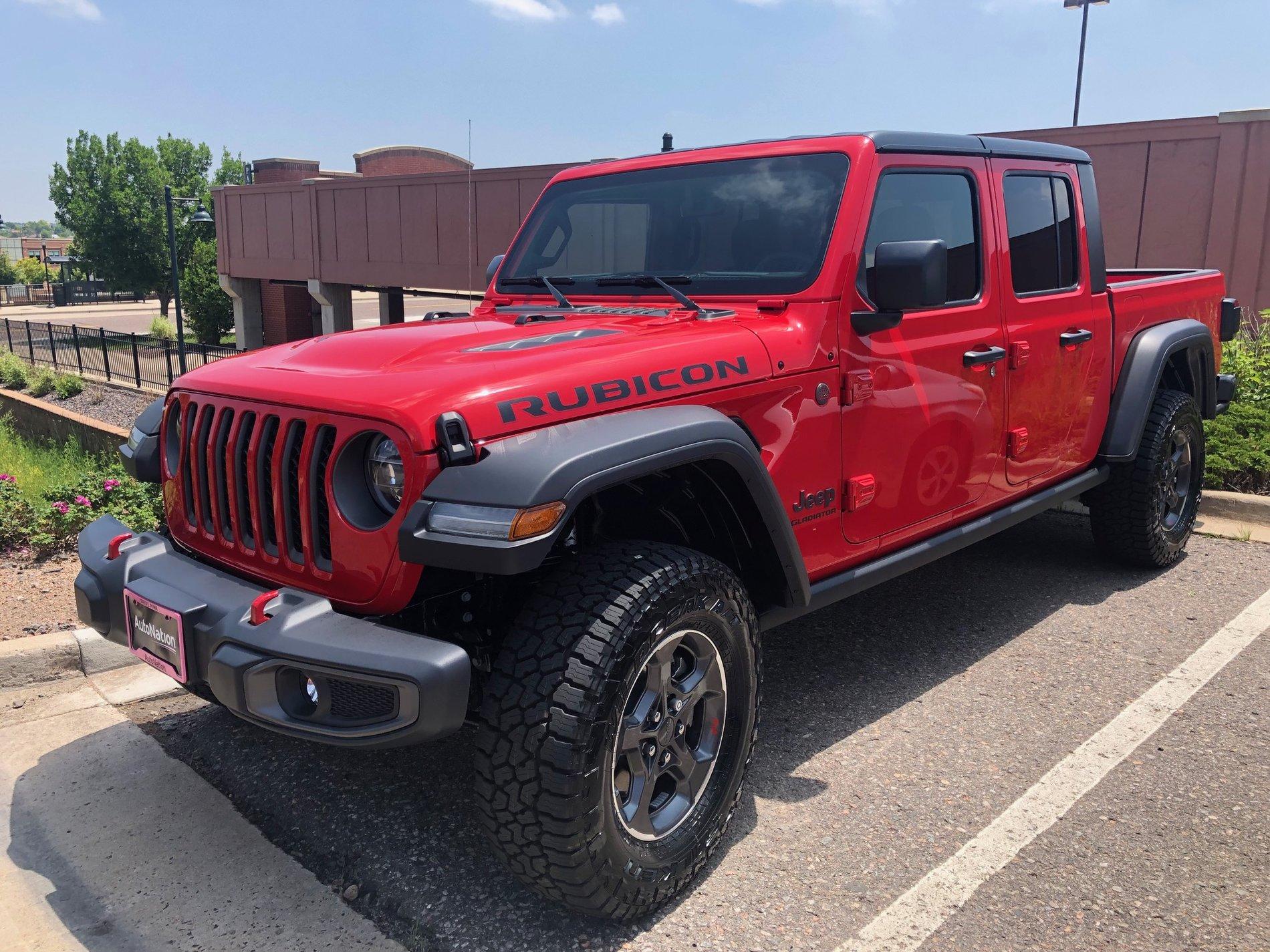 Jeep Gladiator FIRECRACKER RED Gladiator JT Club red gladiator