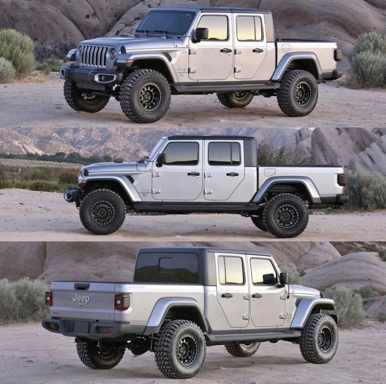 Jeep Gladiator BILLET SILVER Gladiator JT Club 869AAECF-96B2-40F8-8E09-756A2F917C08