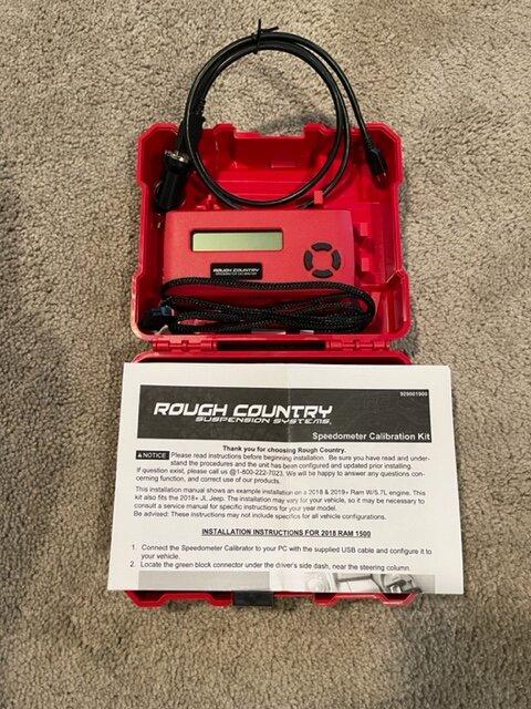 Jeep Gladiator Rough Country Speedometer Calibrator - Used one Month Rough Country