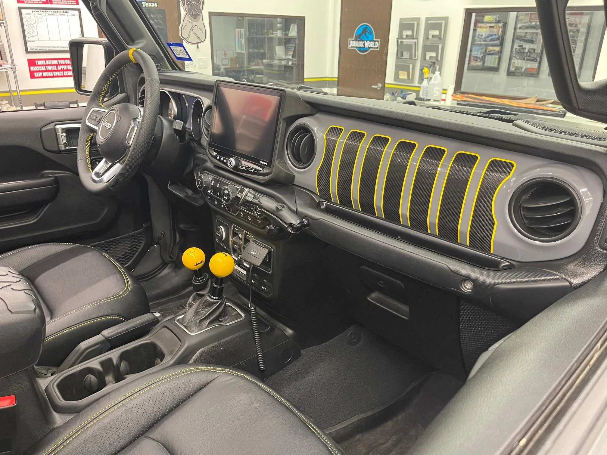 Jeep Gladiator New Katzkin interior and a few pics from Santa Fe vacay [Underground Graphics Gladiator] Katzkin 04