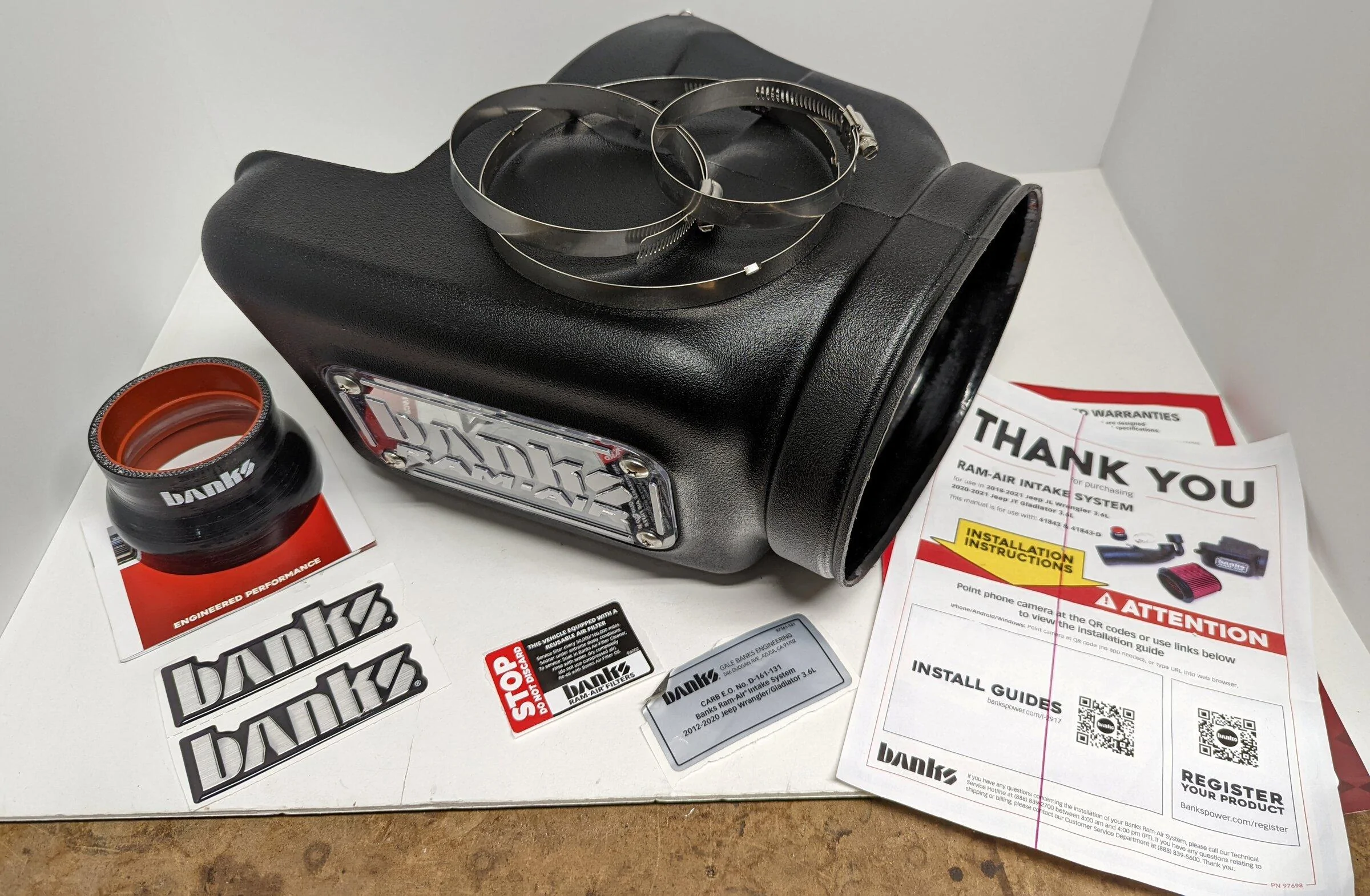 Jeep Gladiator Banks Power Ram-Air Intake System - 41843-D  $250 PXL_20220401_012837723