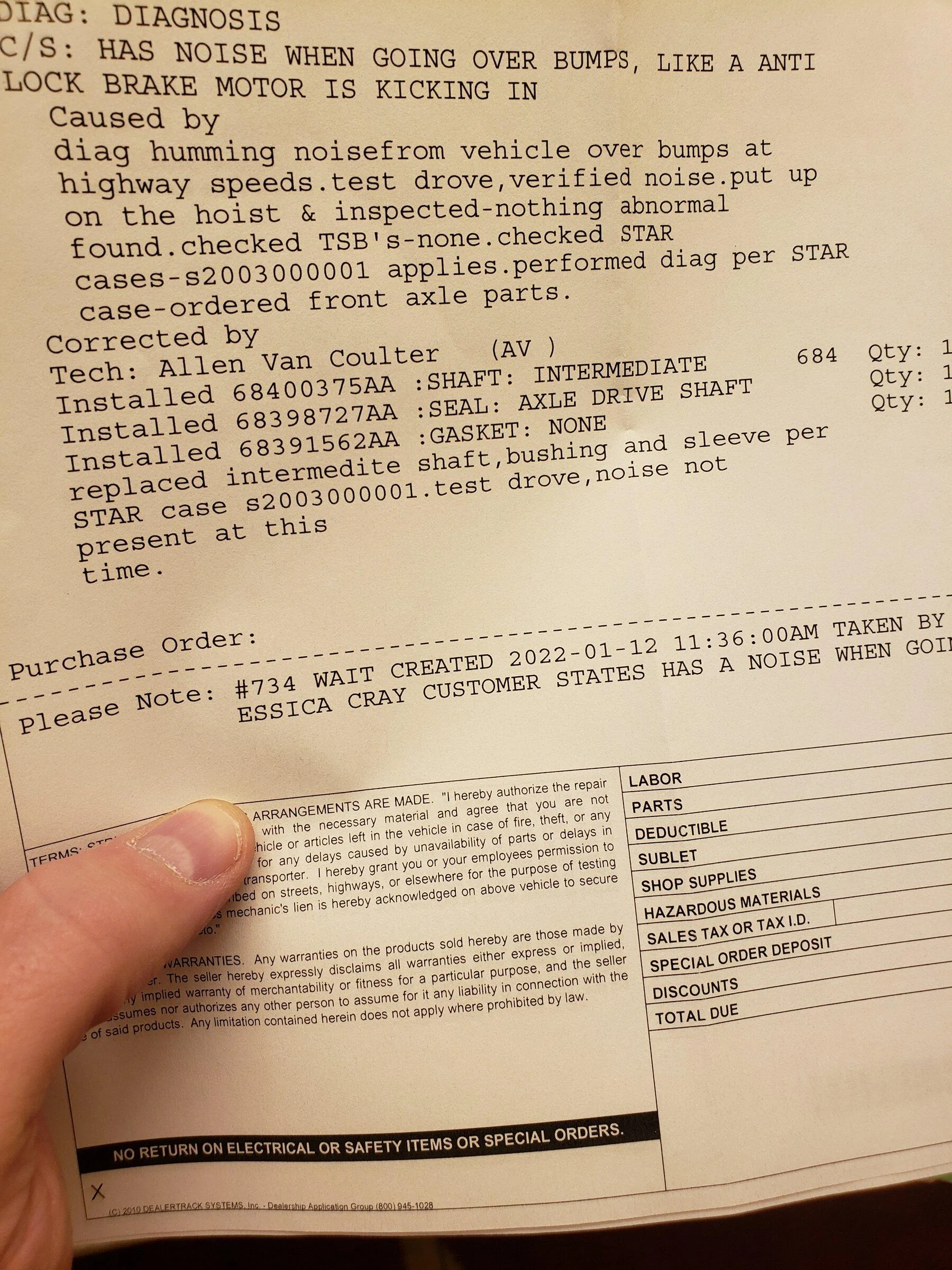 Jeep Gladiator Grinding/Hum noise coming from Front (Axle?) 20220331_230913