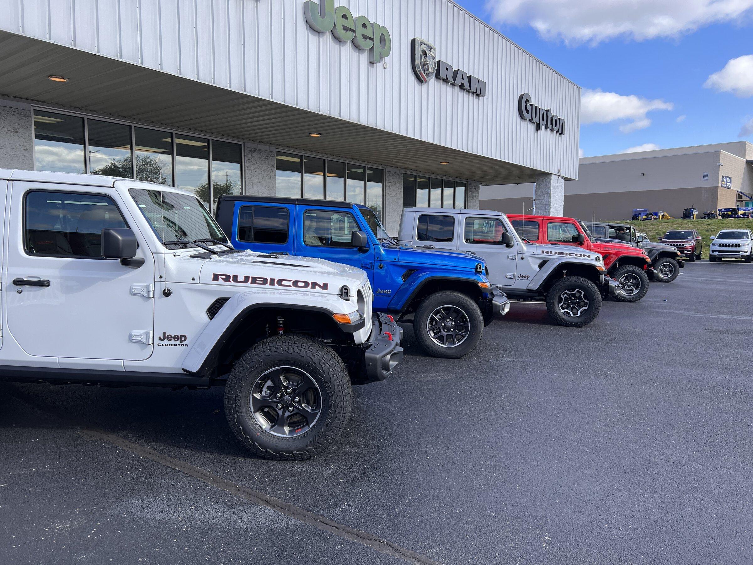 Jeep Gladiator Gupton Motors up to 8% below invoice B642B37E-D864-423D-9D95-F3FBFCC954BB