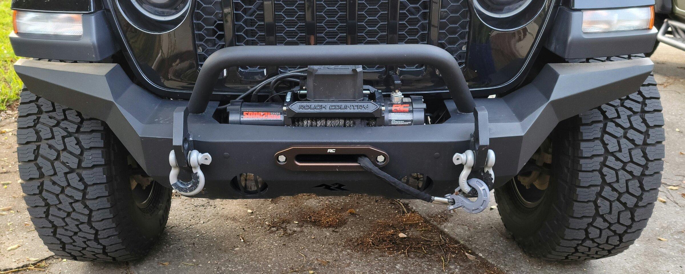 Jeep Gladiator Rugged Ridge HD Full Width Bumper $500 20220401_174628