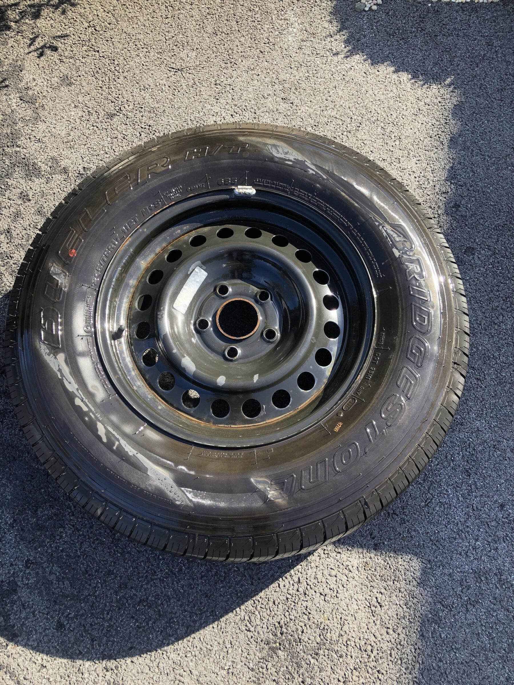 Jeep Gladiator Overland spare, FREE Gladiator spare tire